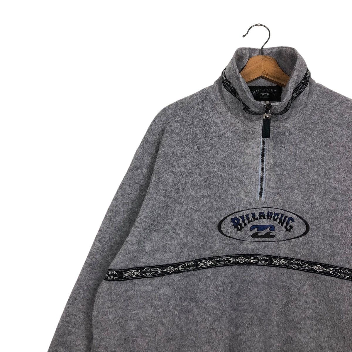 Billabong Vintage Fleece Jacket Half Zipper Anorak Billabong Polartec Size US M / EU 48-50 / 2 - 8 Thumbnail