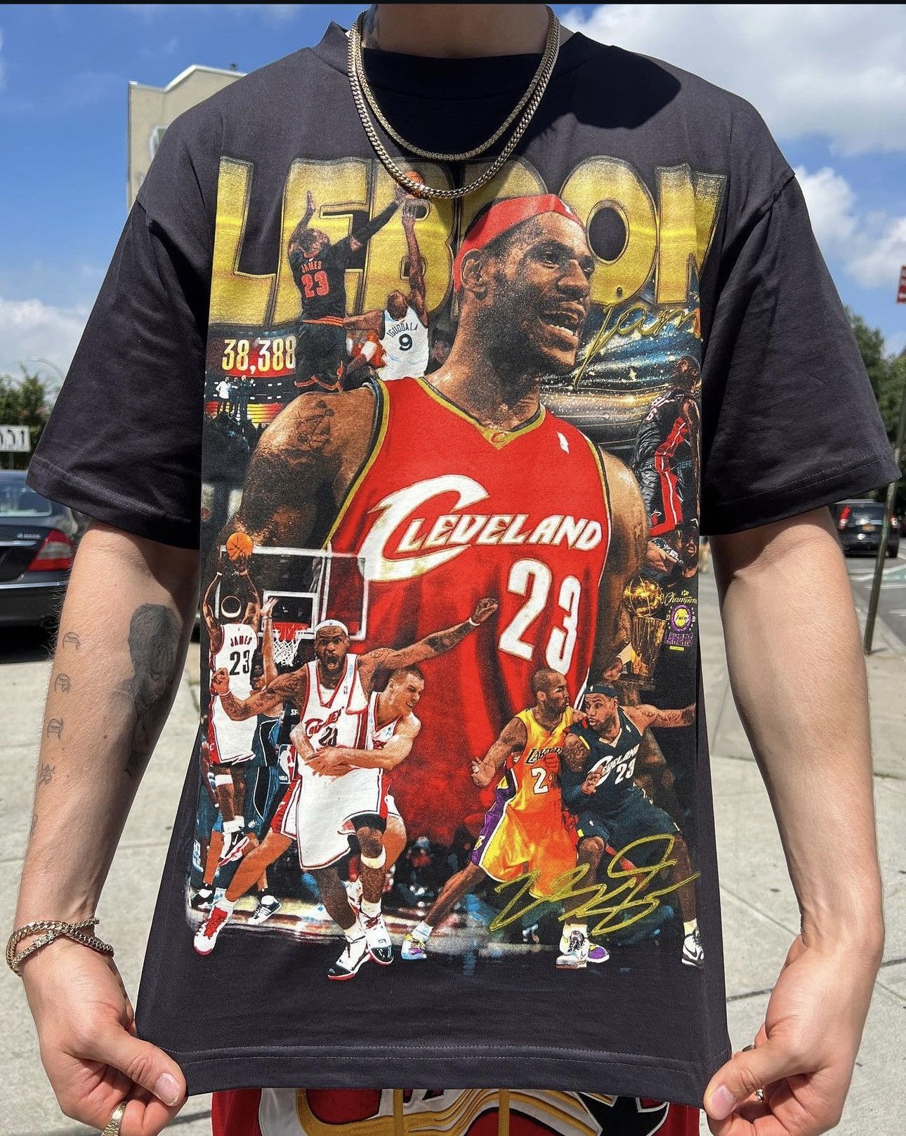 Marino Morwood MARINO MORWOOD LEBRON JAMES SHIRT NEW XXL KING JAMES LAKERS Grailed