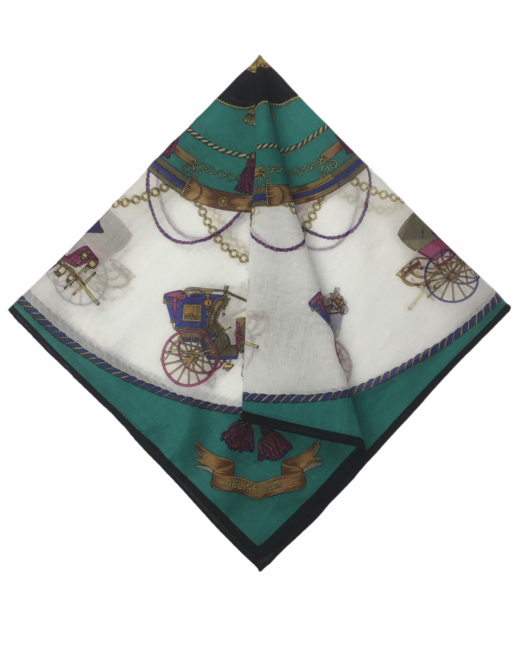 Celine Celine Handkerchief / Bandana / Neckerchief HKC0146 Size ONE SIZE - 1 Thumbnail