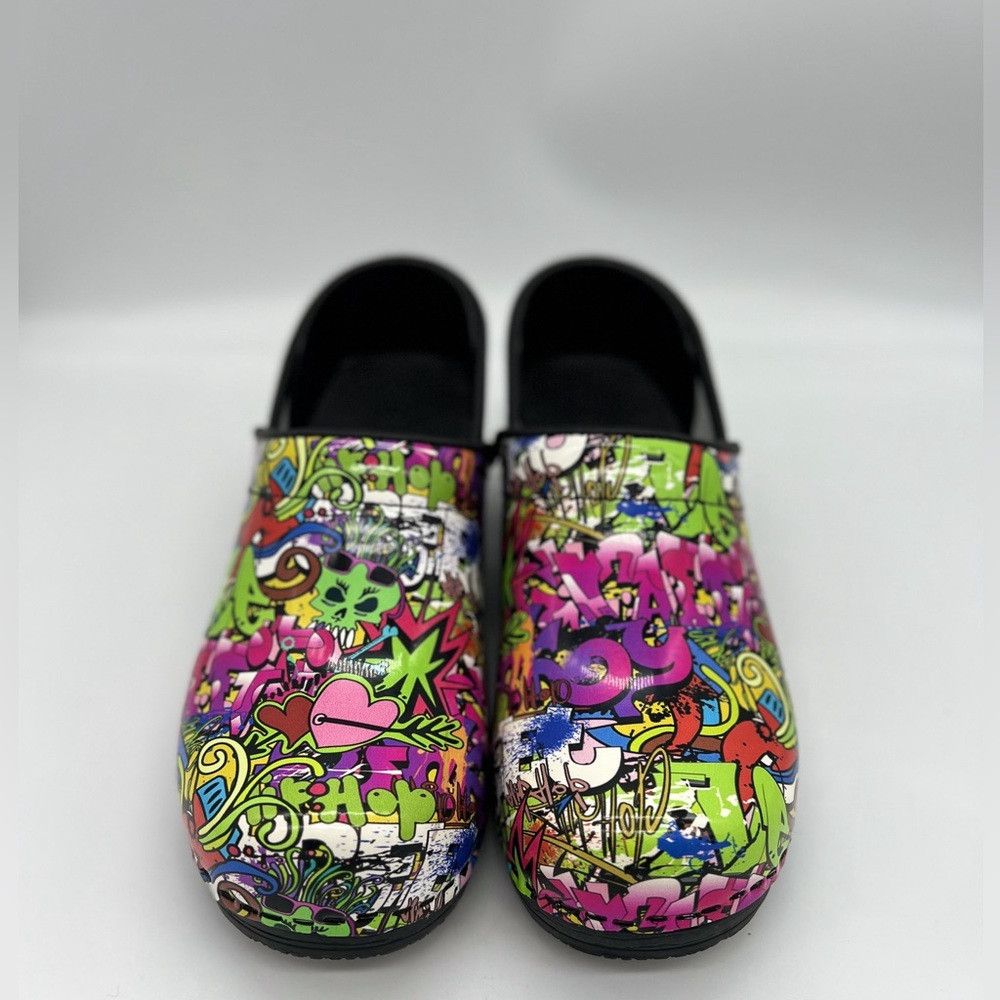 Other NWOB BOJORK Ltd. Ed. ‘GRAFFITI’ Comfort Clogs Made in Swede Size US 7.5 / IT 37.5 - 3 Thumbnail