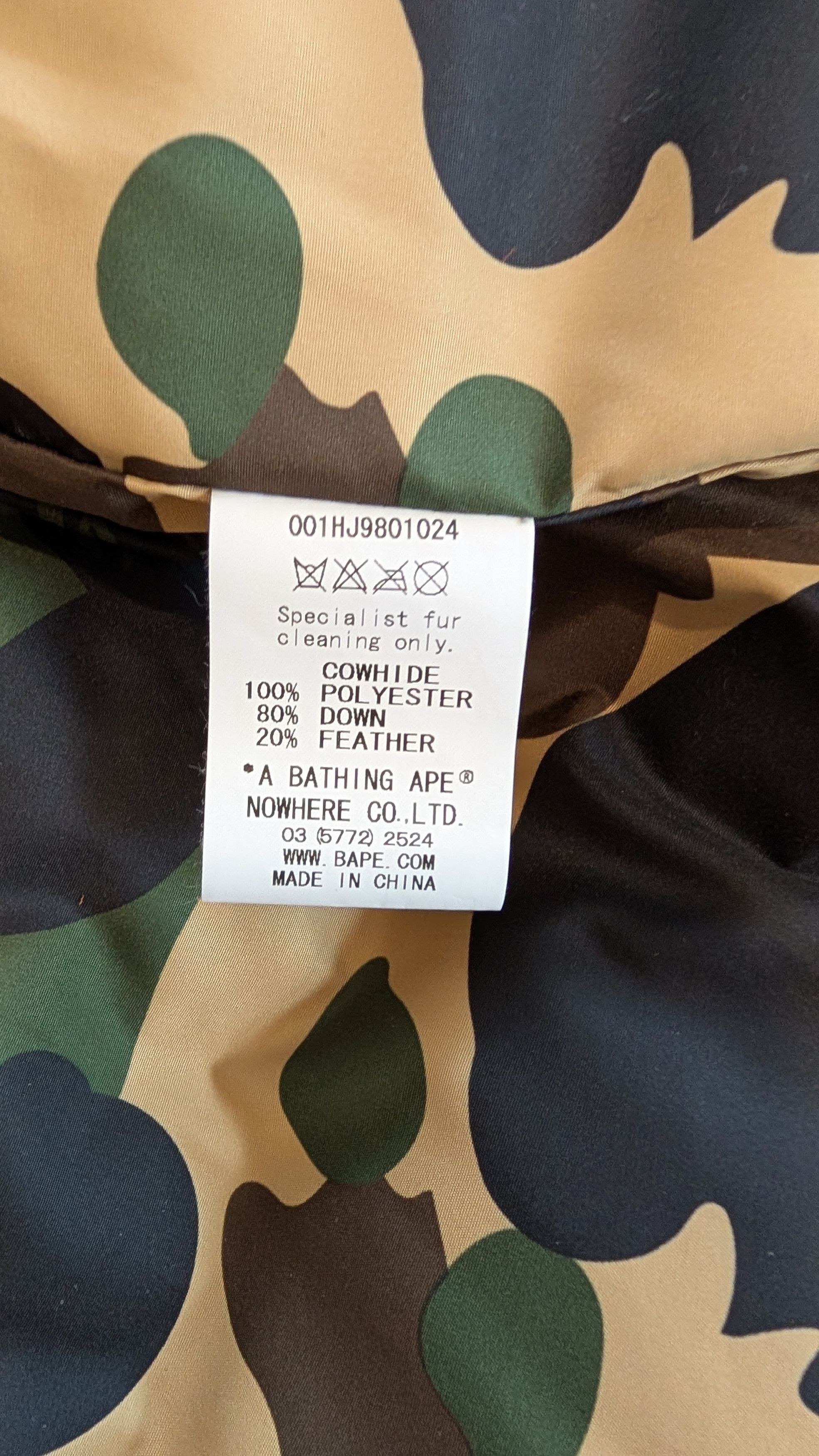 Bape RARE Bape Suede Down Jacket [FINAL DROP] Size US M / EU 48-50 / 2 - 12 Thumbnail