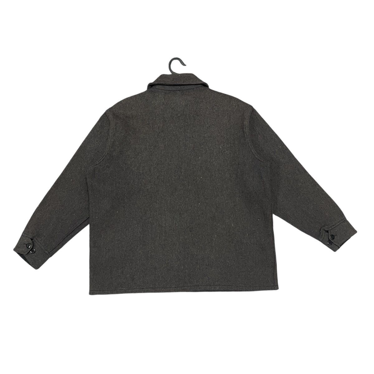 Vintage Vintage 80s Melton Wool Chore Workwear Jacket - Made USA Size US L / EU 52-54 / 3 - 12 Thumbnail