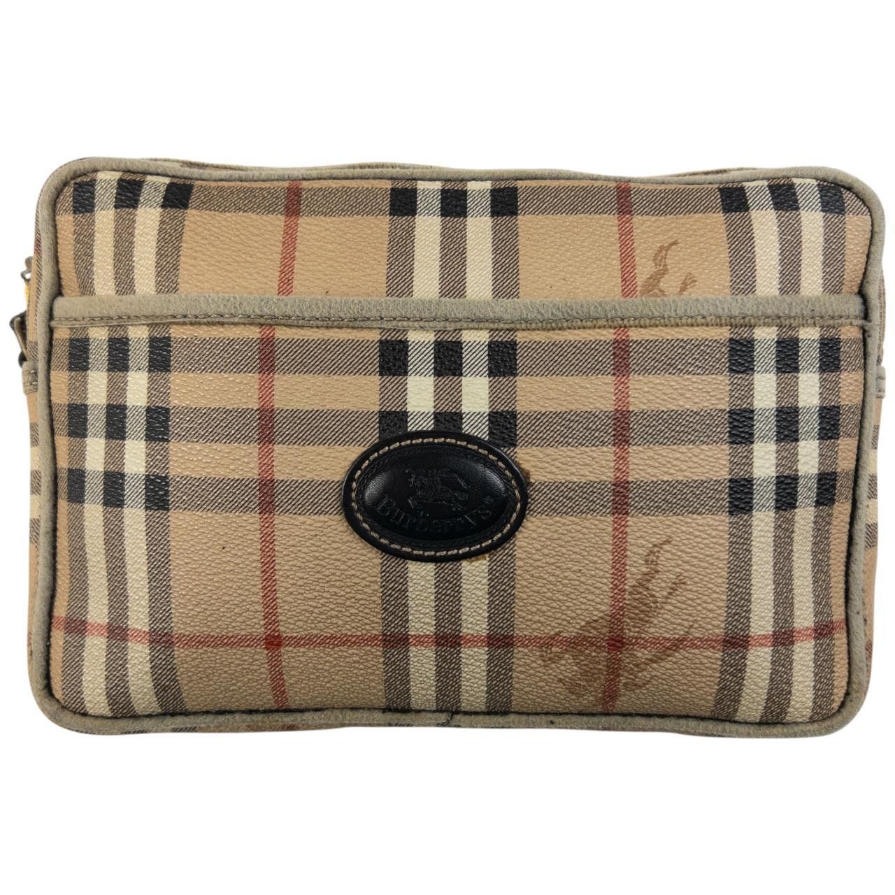 Burberry Vintage Burberry Nova Check Travel Wash Bag Size ONE SIZE - 1 Thumbnail
