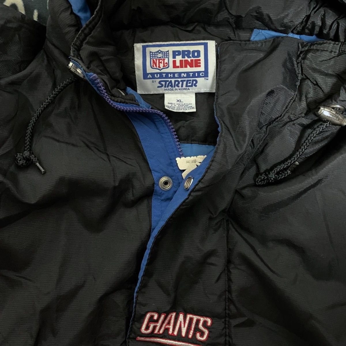 NFL Vintage 90s New York Giants Starter Jacket NFL Size US XL / EU 56 / 4 - 3 Thumbnail