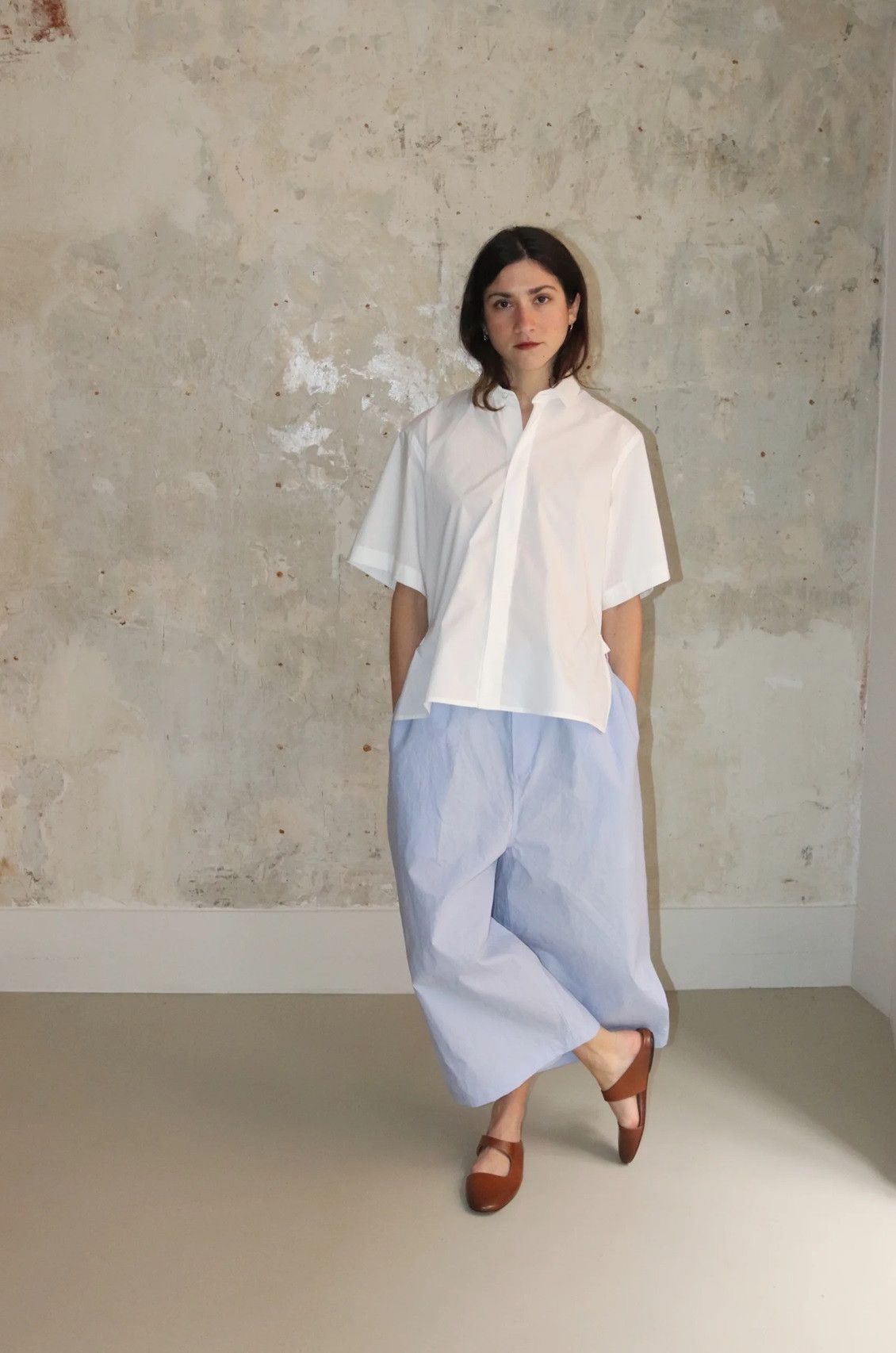 SOFIE D'HOORE Blue cotton trousers Size 26" / US 2 / IT 38 - 5 Thumbnail