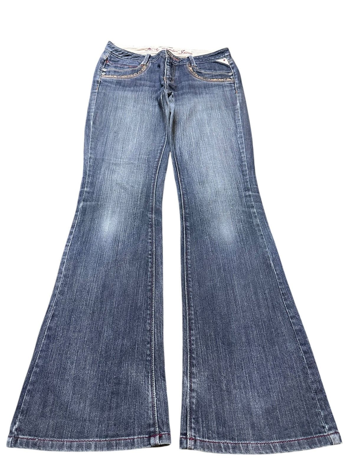 Japanese Brand DJ Jeans With Wideleg Bootcut Style and Faded Wash Size US 28 / EU 44 - 1 Thumbnail