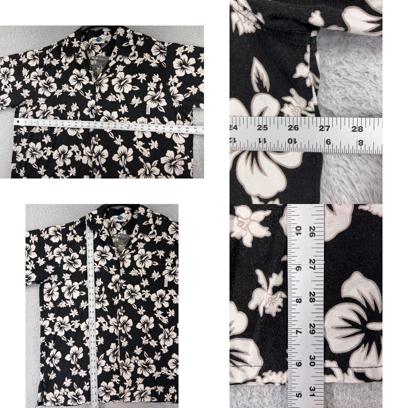 Vintage VINTAGE Universal Studios Shirt Men 2XL Black Floral Hawaiian Button-Up Size US XXL / EU 58 / 5 - 8 Thumbnail