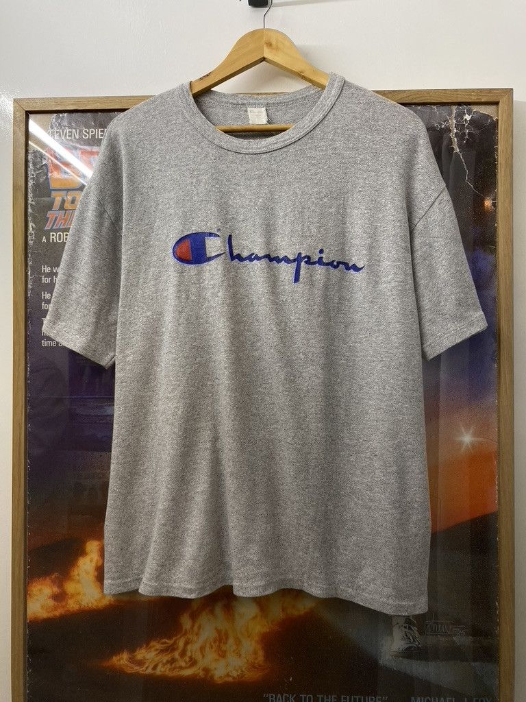 Champion 90s Vintage Champion Sports Classic Centre Spellout Tee Size US XL / EU 56 / 4 - 1 Thumbnail