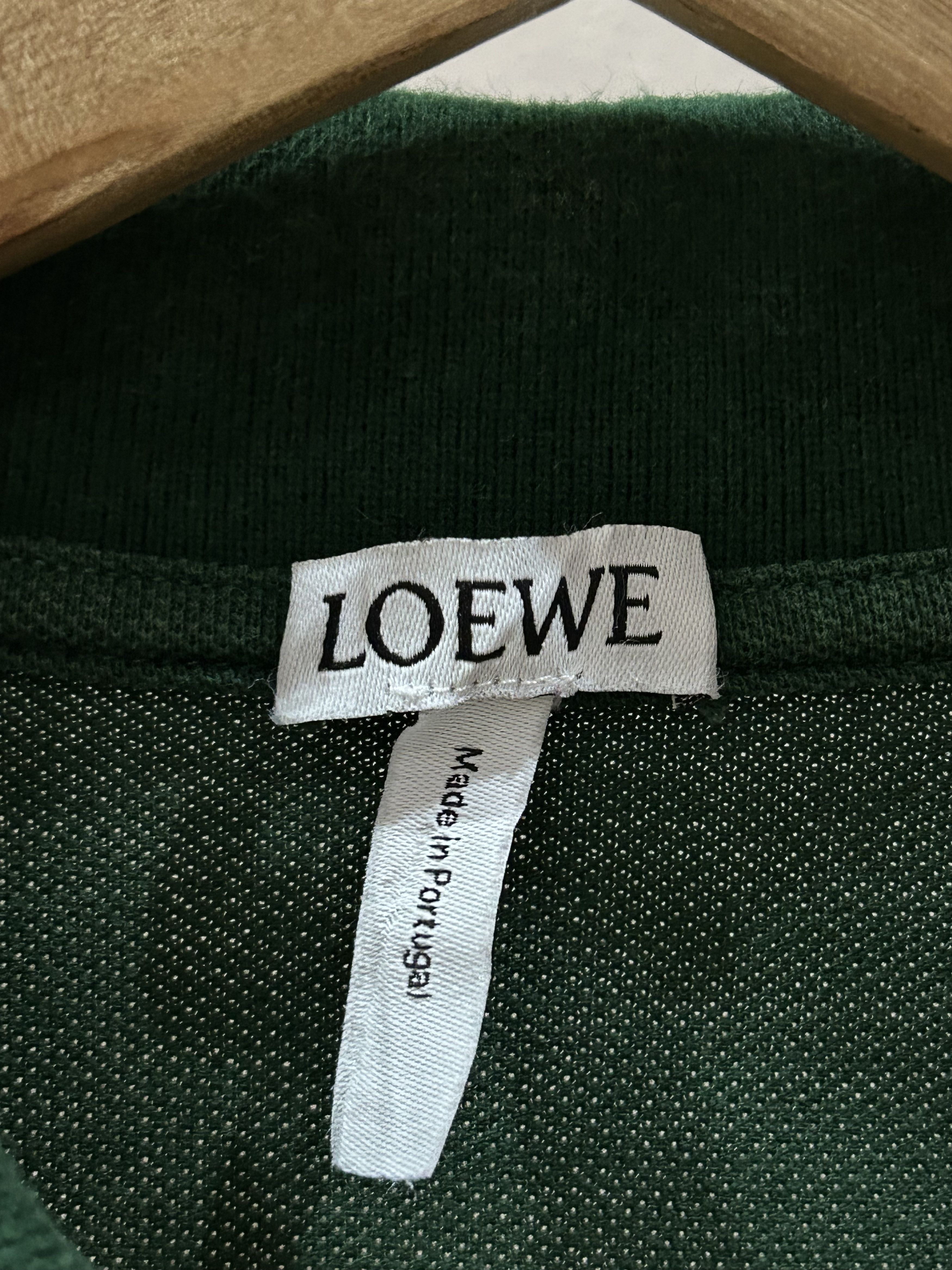 Loewe Loewe Cotton Blend Pique Polo Shirts Size US XL / EU 56 / 4 - 4 Thumbnail