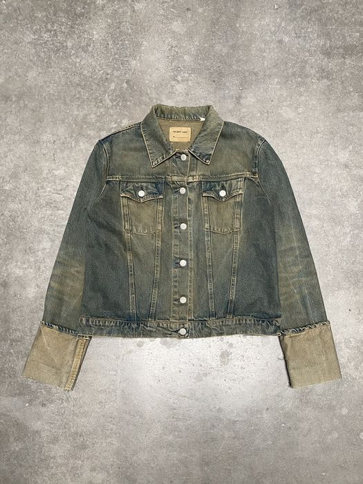 Helmut Lang Vintage Stained Denim Jacket | Grailed