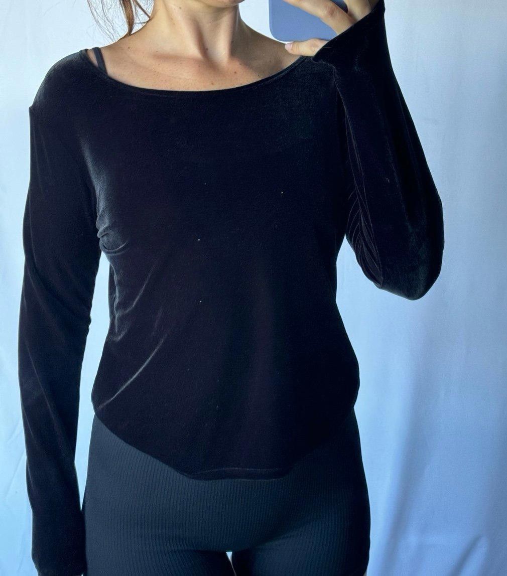 Banana Republic Velvet Longsleeve Shirt Size S / US 4 / IT 40 - 2 Thumbnail