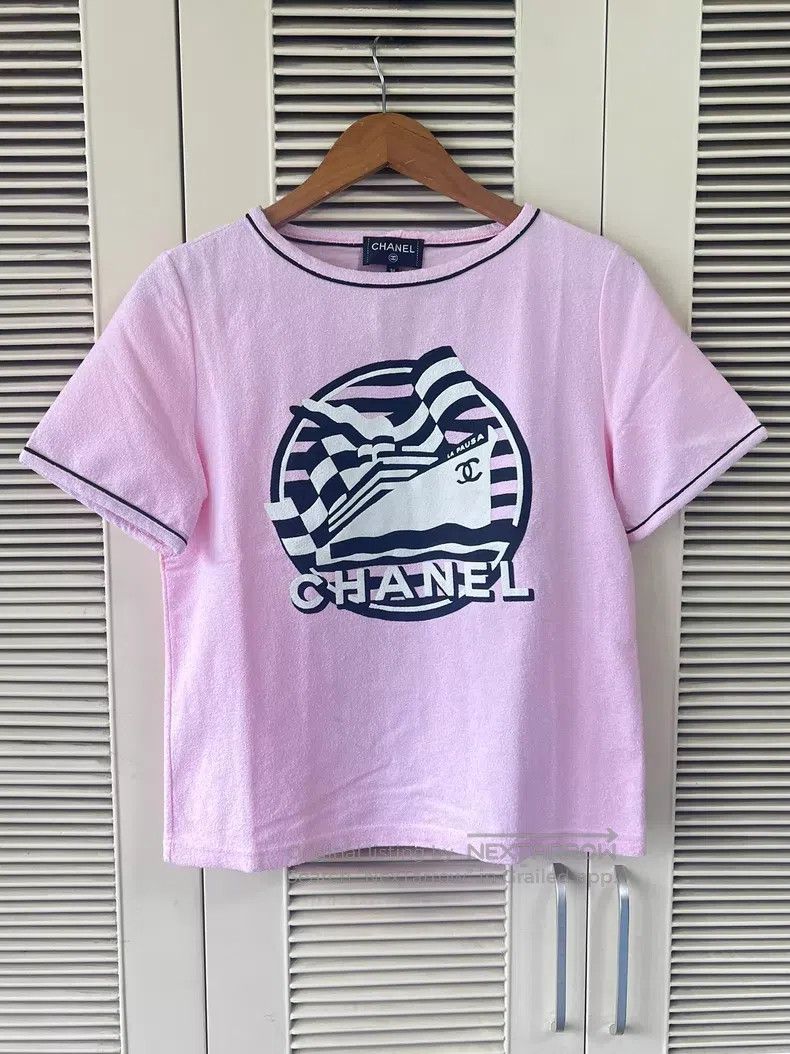 Chanel Chanel Pink short-sleeved T-shirt Size XS / US 0-2 / IT 36-38 - 1 Thumbnail