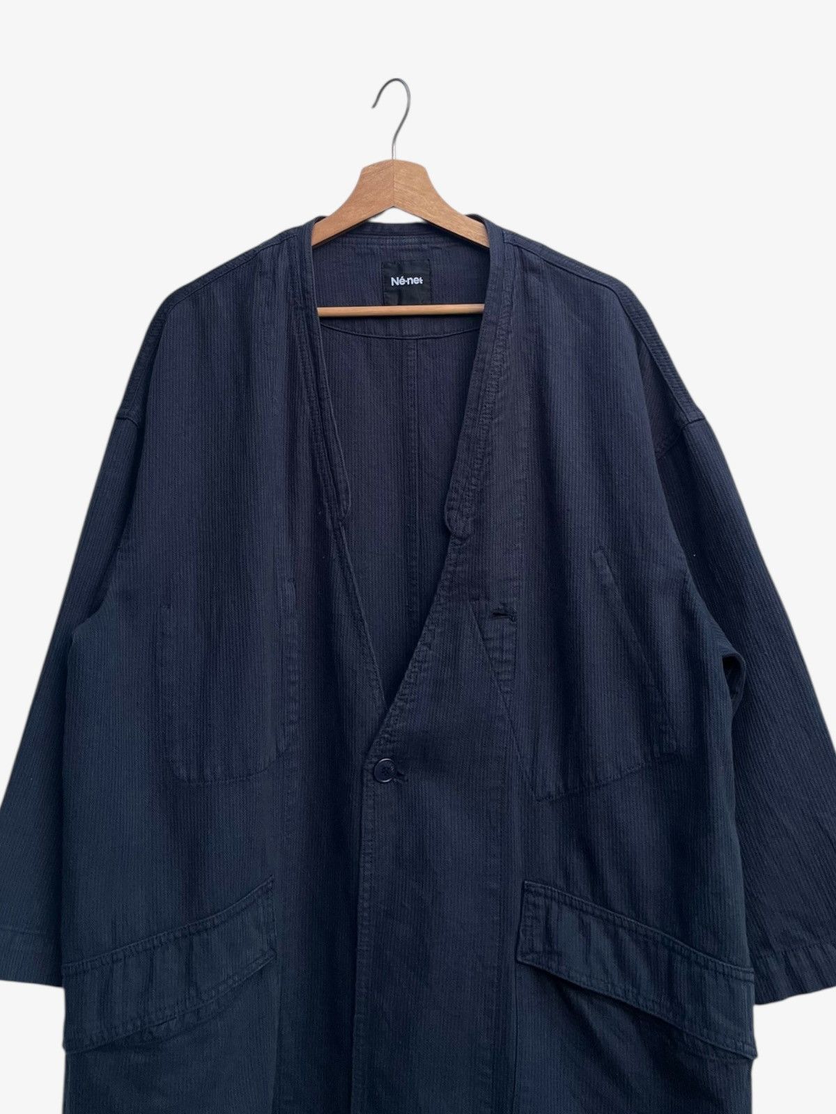 Ne-Net 2017AW Issey Miyake Ne-Net Fisherman Light Coat Haori Style Size US M / EU 48-50 / 2 - 4 Thumbnail