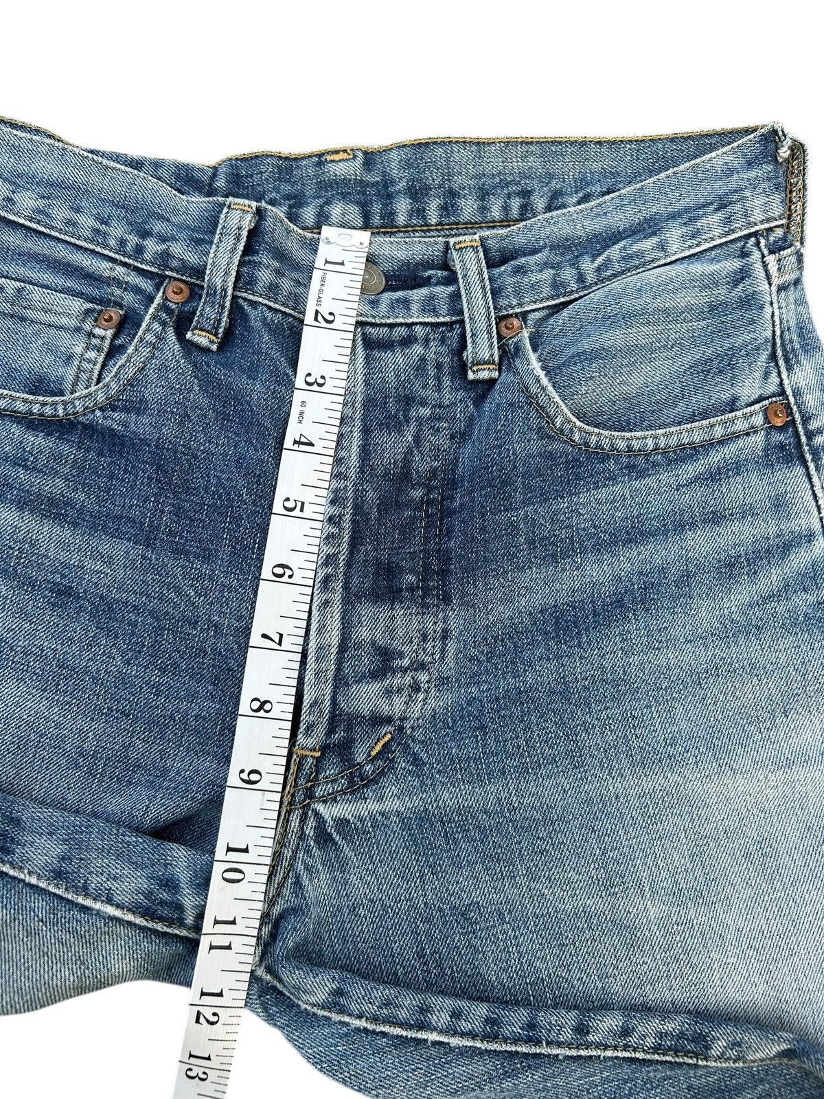 Kapital Thrashed Vintage Levis Big E Selvedge Denim Jeans Size US 29 - 20 Thumbnail