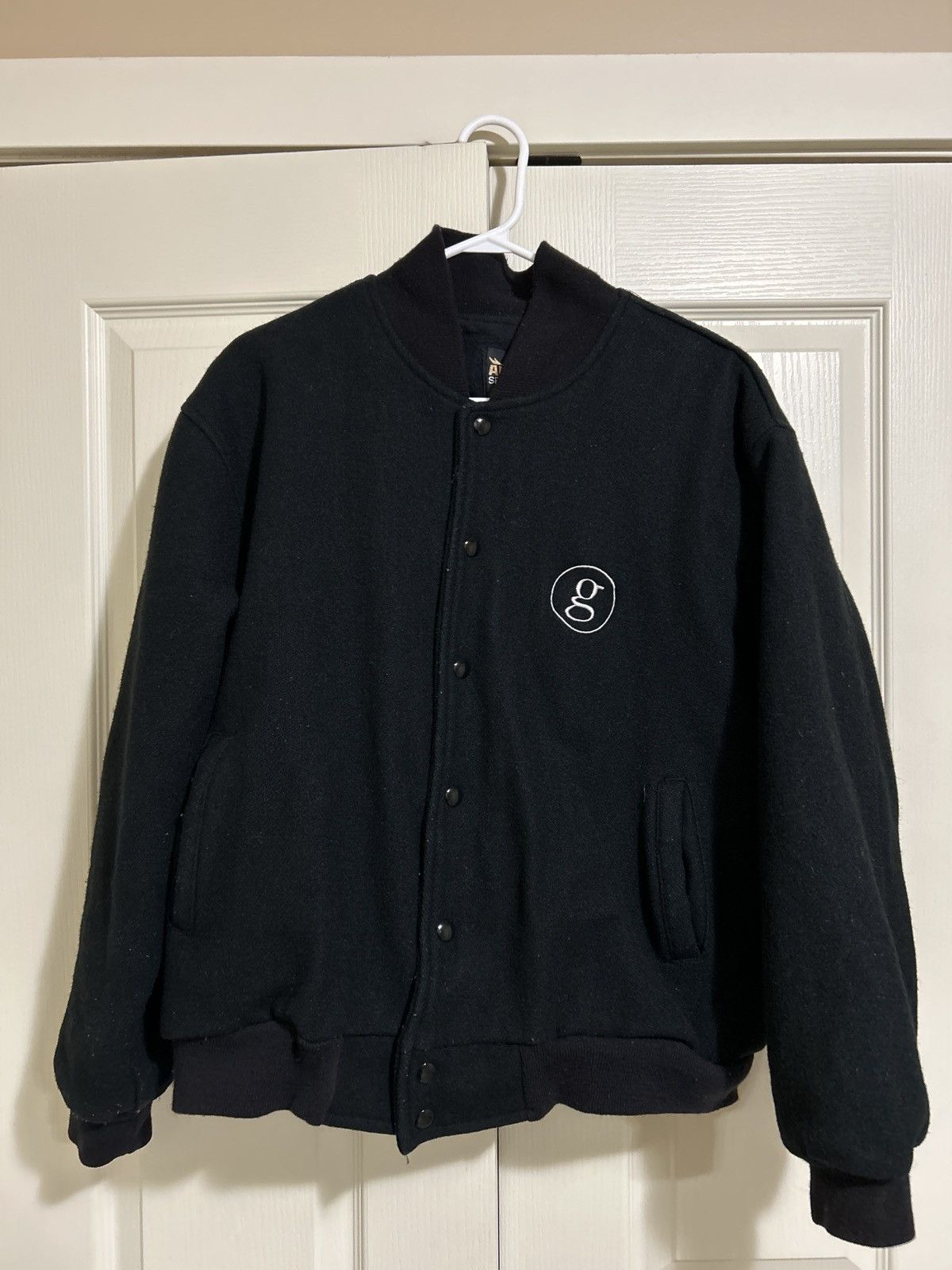 Band Tees × Vintage Vintage 90s Garth Brooks world tour varsity jacket Size US L / EU 52-54 / 3 - 2 Thumbnail