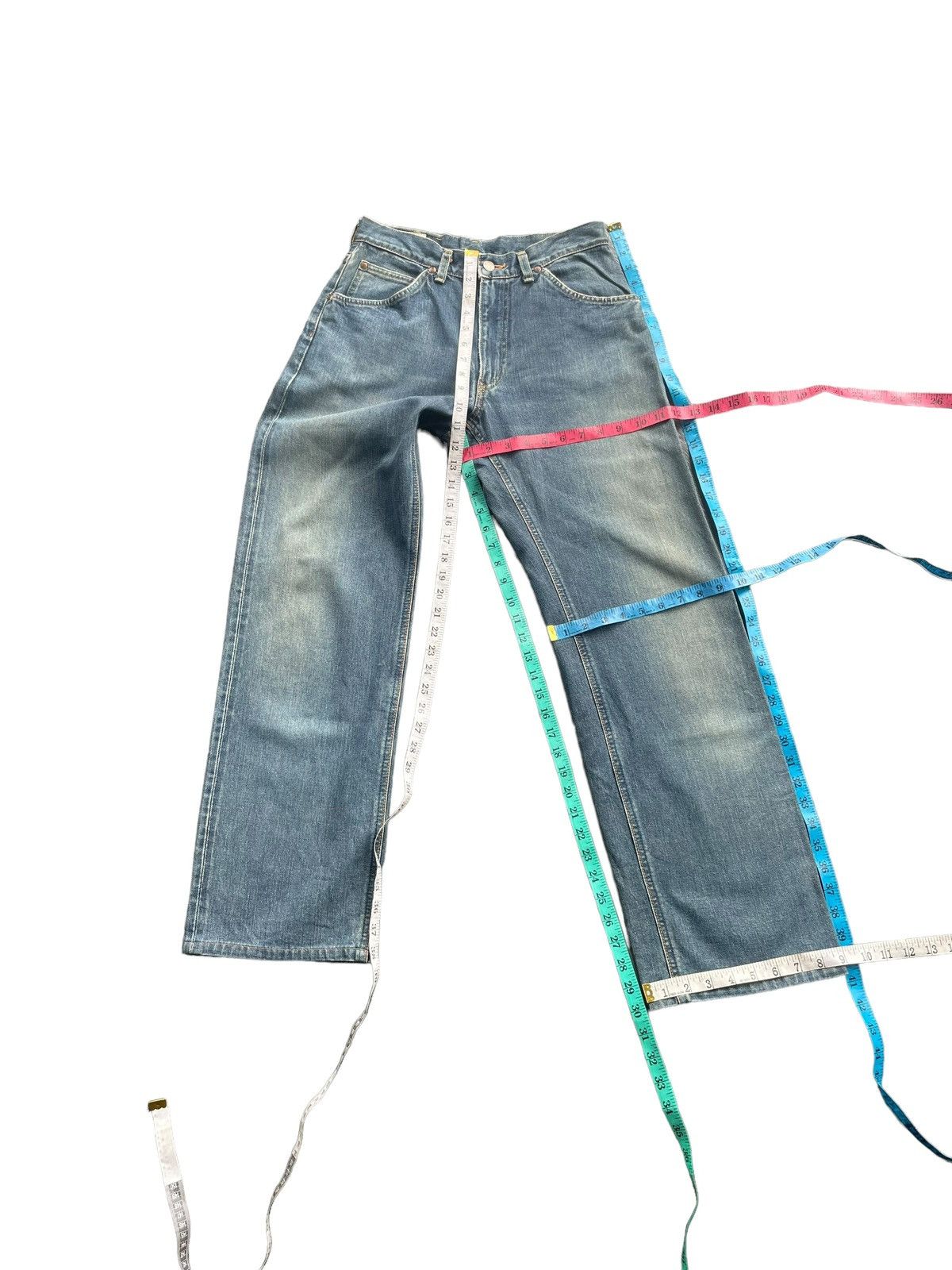 Lee × Vintage Vintage Miss Lee Riders Half Selvedge Denim Size 29" - 21 Thumbnail
