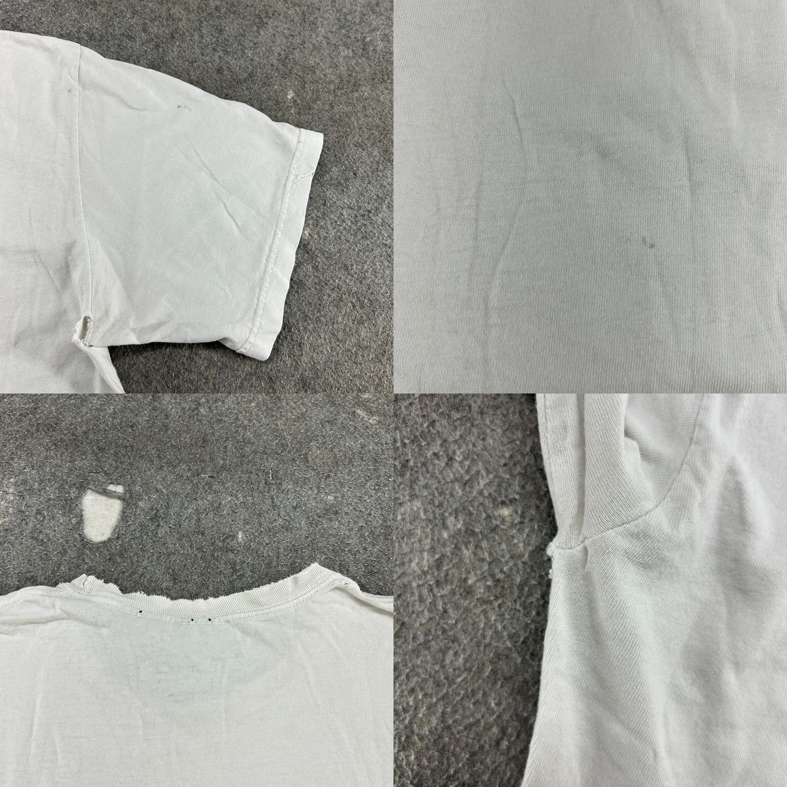 Vintage VINTAGE No Boundaries Shirt Mens L White Boxy Surfer Distressed 90s Thrashed Logo 100410 Size US L / EU 52-54 / 3 - 8 Thumbnail