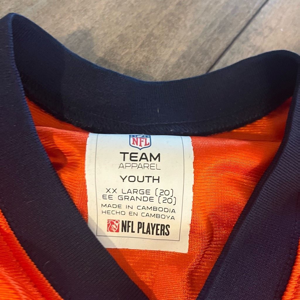 NFL NFL Denver Broncos Orange Ware Athletic Jersey Youth XXL or Size US S / EU 44-46 / 1 - 3 Thumbnail