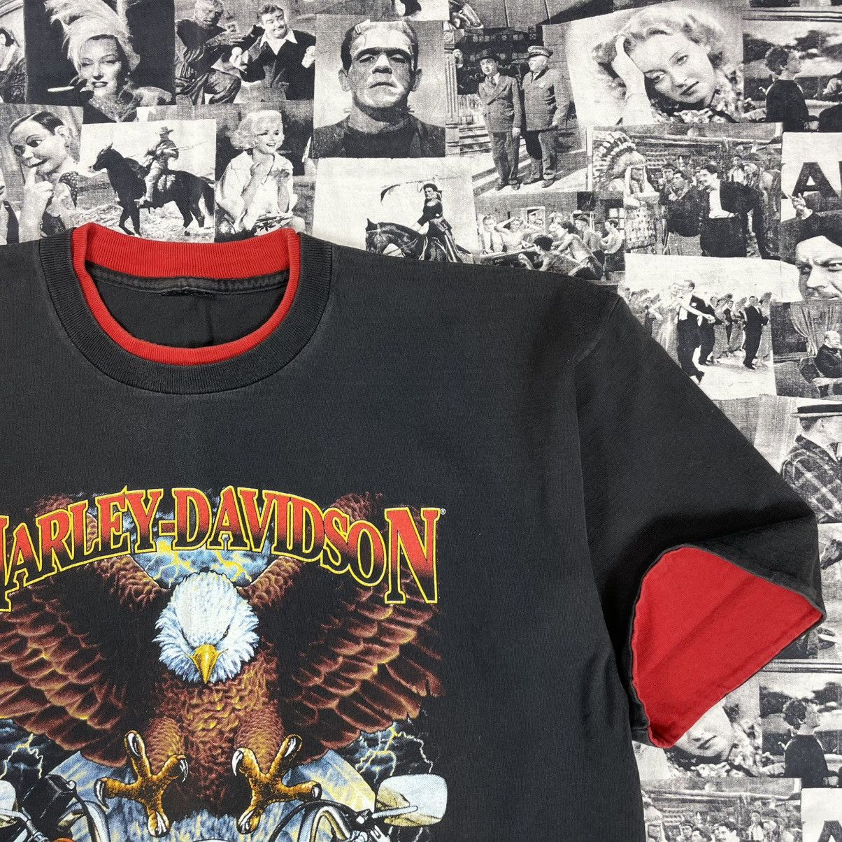 Harley Davidson 90s Harley Davison vintage t-shirt Size US L / EU 52-54 / 3 - 3 Thumbnail