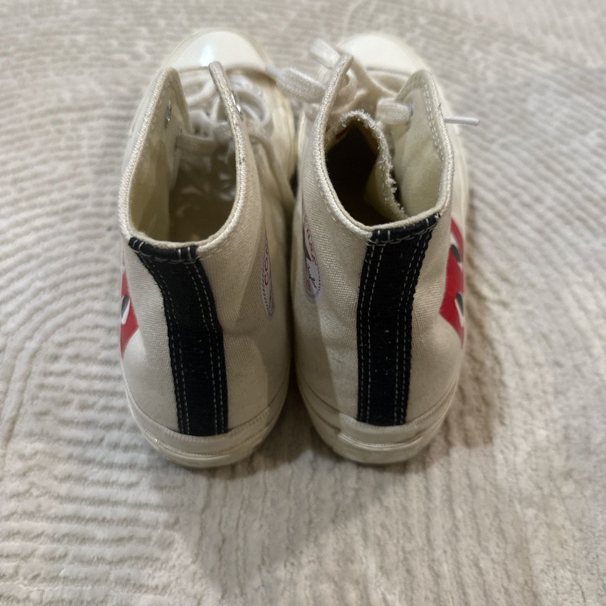 Comme des Garcons CDG Converse White Size US 8 / EU 41 - 2 Thumbnail