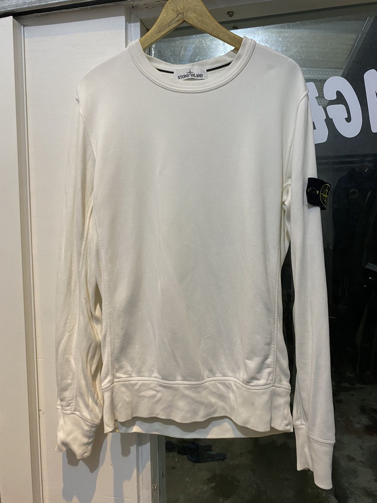 Stone Island Sweatershirt stone island white hoodie Size US M / EU 48-50 / 2 - 1 Thumbnail