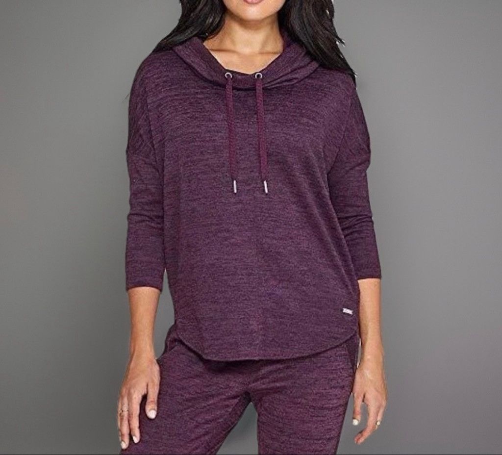 Calvin Klein Calvin Klein Performance Marled Hoodie Top Womens Size M Size M / US 6-8 / IT 42-44 - 1 Thumbnail
