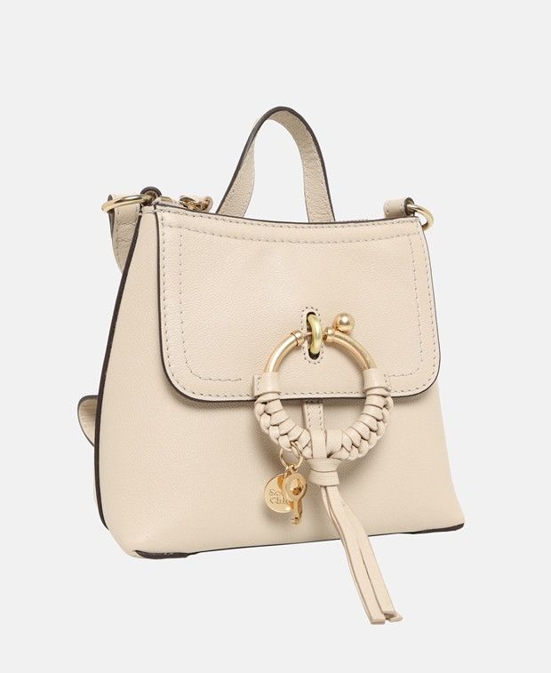 Leather backpack