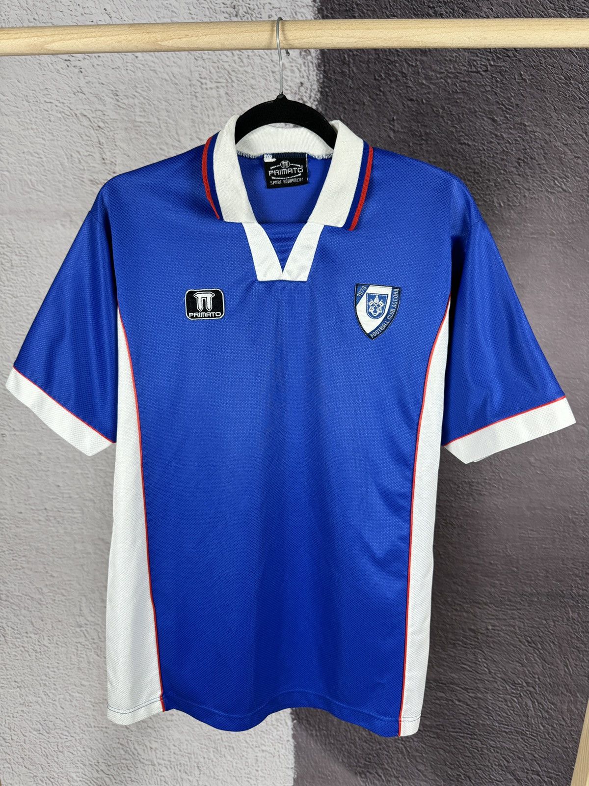 Vintage Primato vintage 90s 00s FC Ascona 1973 #14 jersey Size US M / EU 48-50 / 2 - 2 Thumbnail