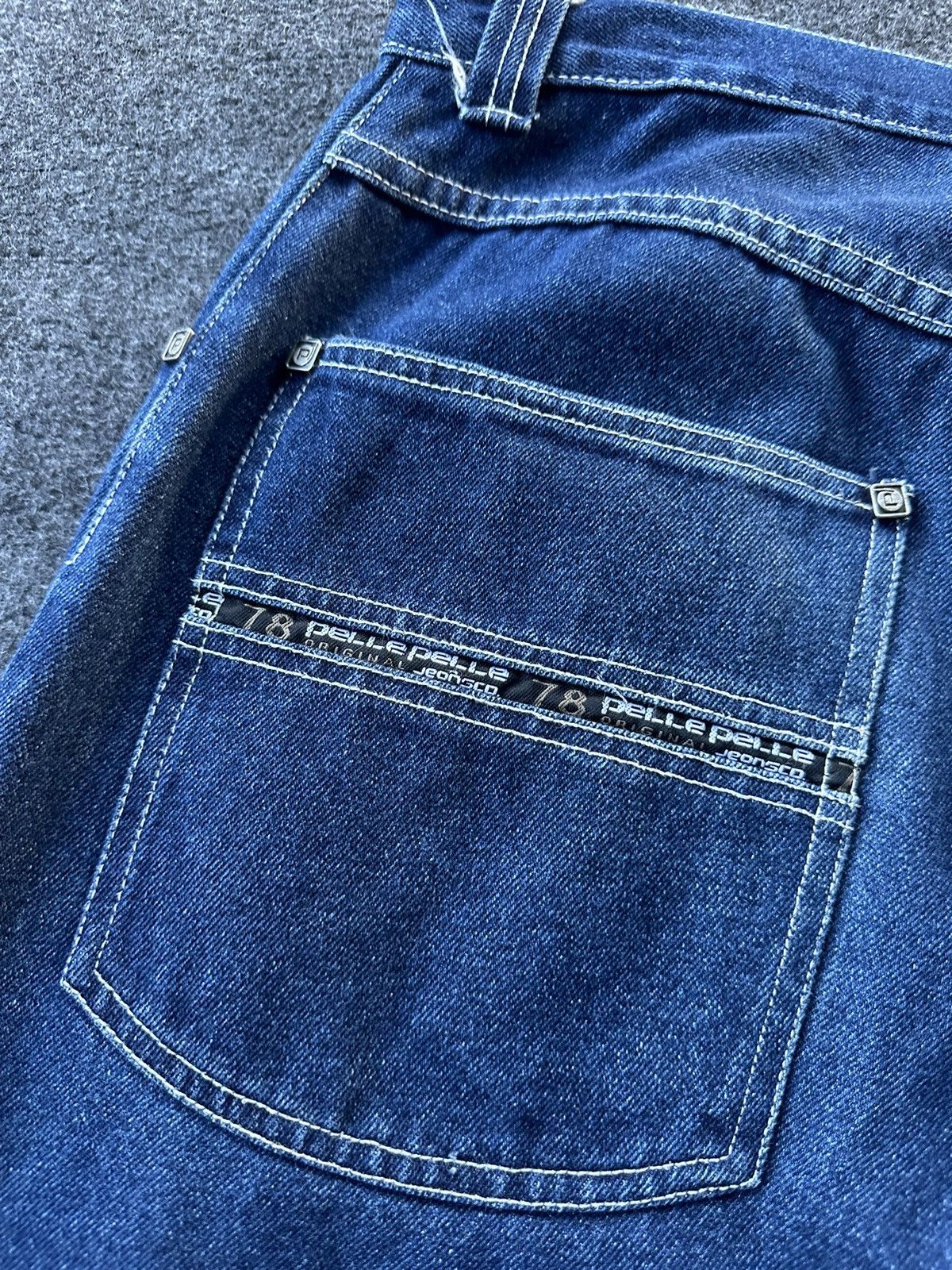 Pelle Pelle Baggy Pelle Pelle Marc Buchanan Vintage Denim D316 Size US 34 / EU 50 - 6 Thumbnail