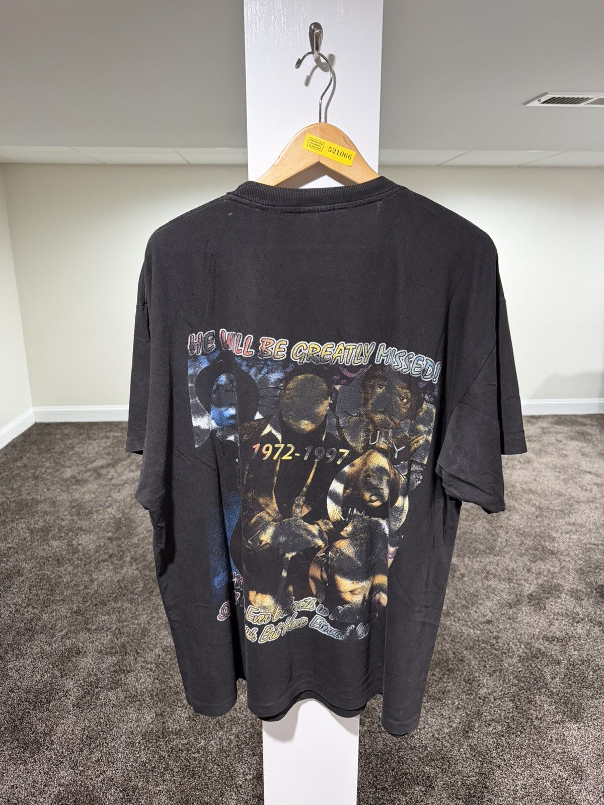 Vintage Vintage Biggie Smalls Notorious BIG Life After Death Rap Tee Size US XXL / EU 58 / 5 - 2 Thumbnail