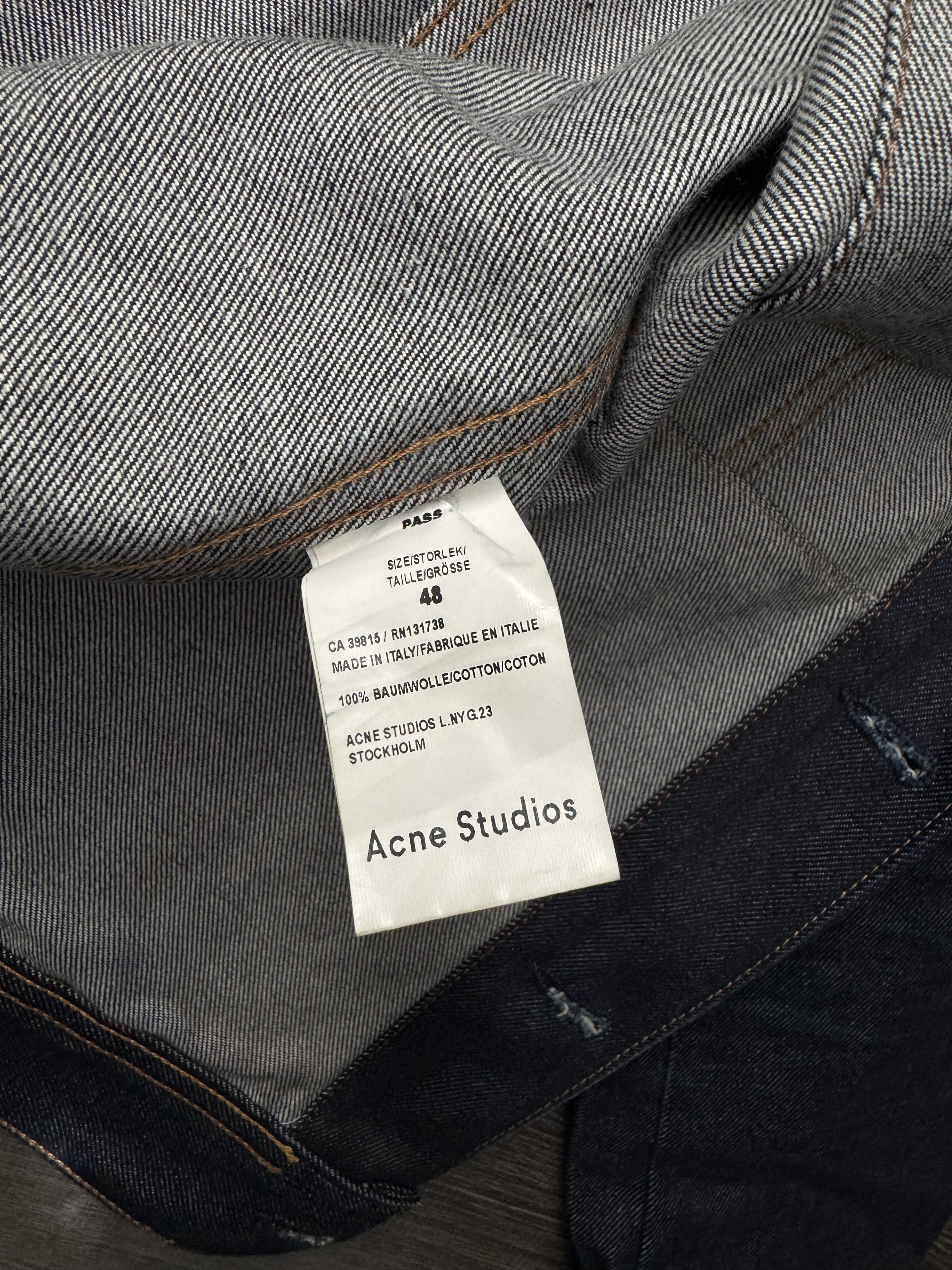 Acne Studios 🪡 Blå Konst Pass Denim Jacket Size US M / EU 48-50 / 2 - 5 Thumbnail
