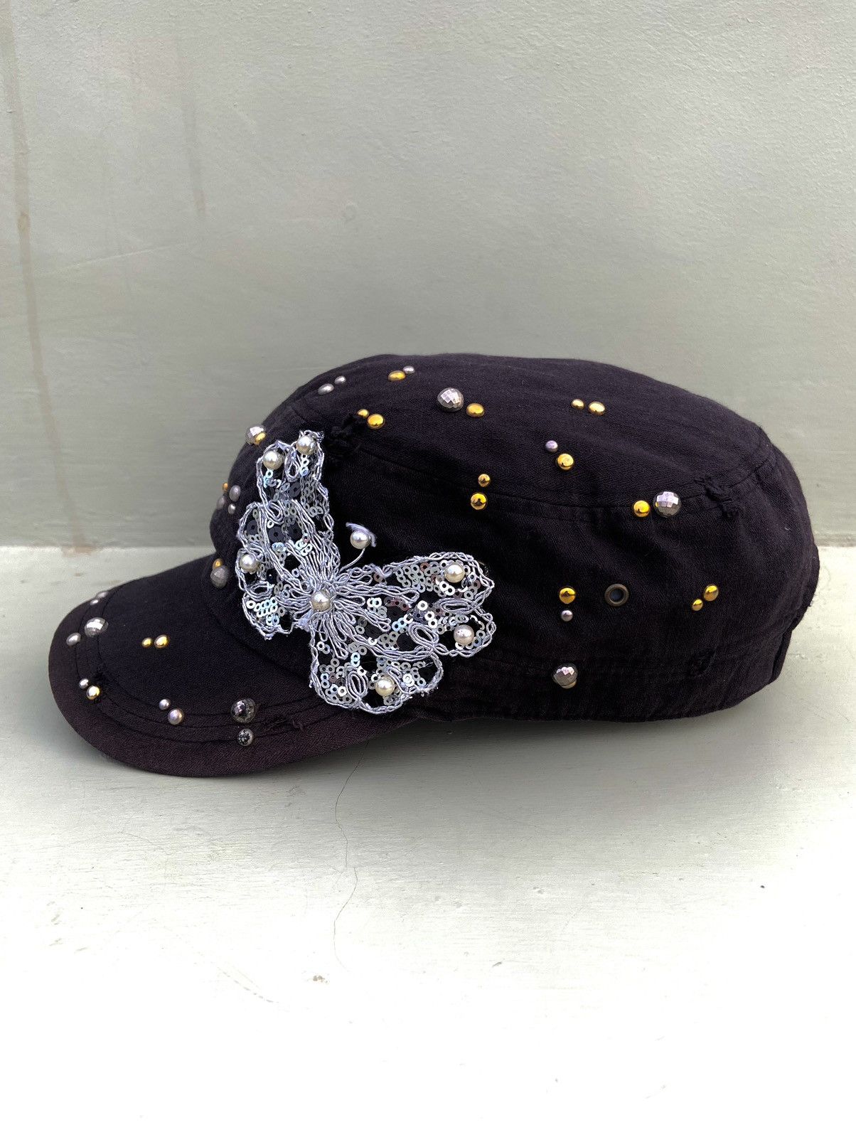 Beauty Beast × If Six Was Nine × Japanese Brand 2000s studded pearl with butterfly Size ONE SIZE - 3 Thumbnail