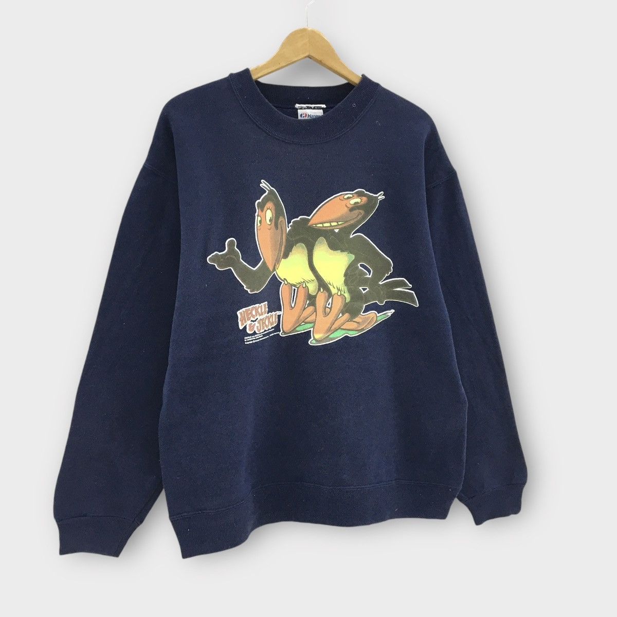 Hanes Vintage 90s Heckle And Jeckie Crewneck Character Terrytoons Size US M / EU 48-50 / 2 - 3 Thumbnail