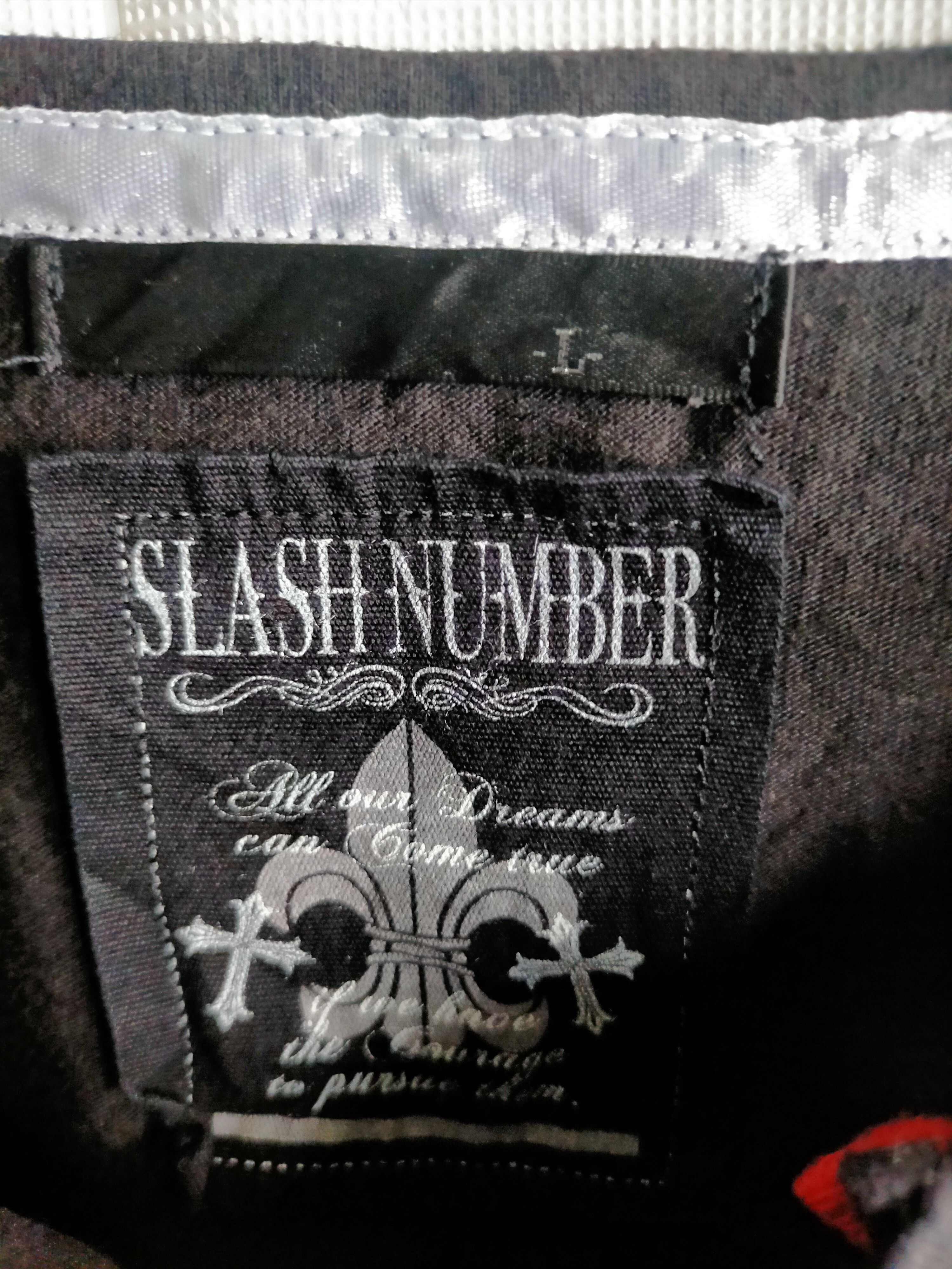 Beauty Beast Slash Number Punk Long Sleeve Tshirt Size US M / EU 48-50 / 2 - 7 Thumbnail
