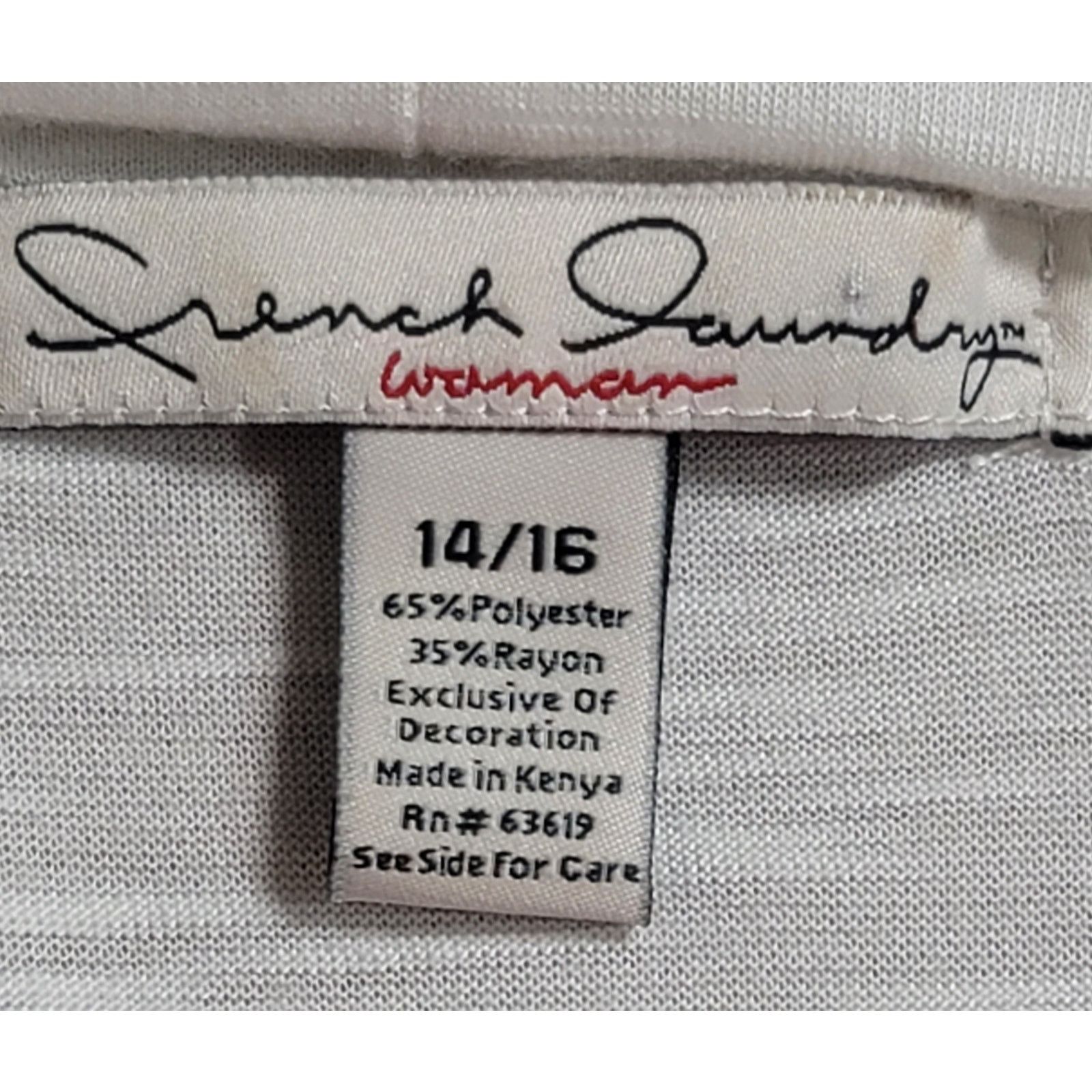 Other French Laundry White Open Front Cardigan Sweater 14 16 Size XL / US 12-14 / IT 48-50 - 4 Thumbnail