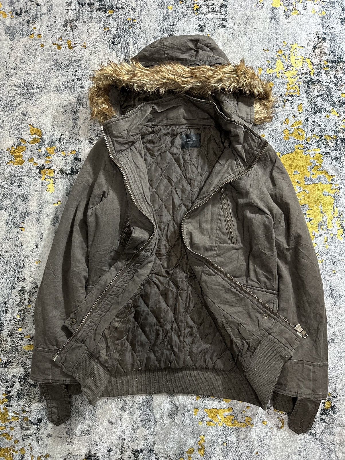 GOA 2000s CORNFLAKE IF SIX WAS NINE LGB STYLE FUR JACKET Size US M / EU 48-50 / 2 - 2 Thumbnail