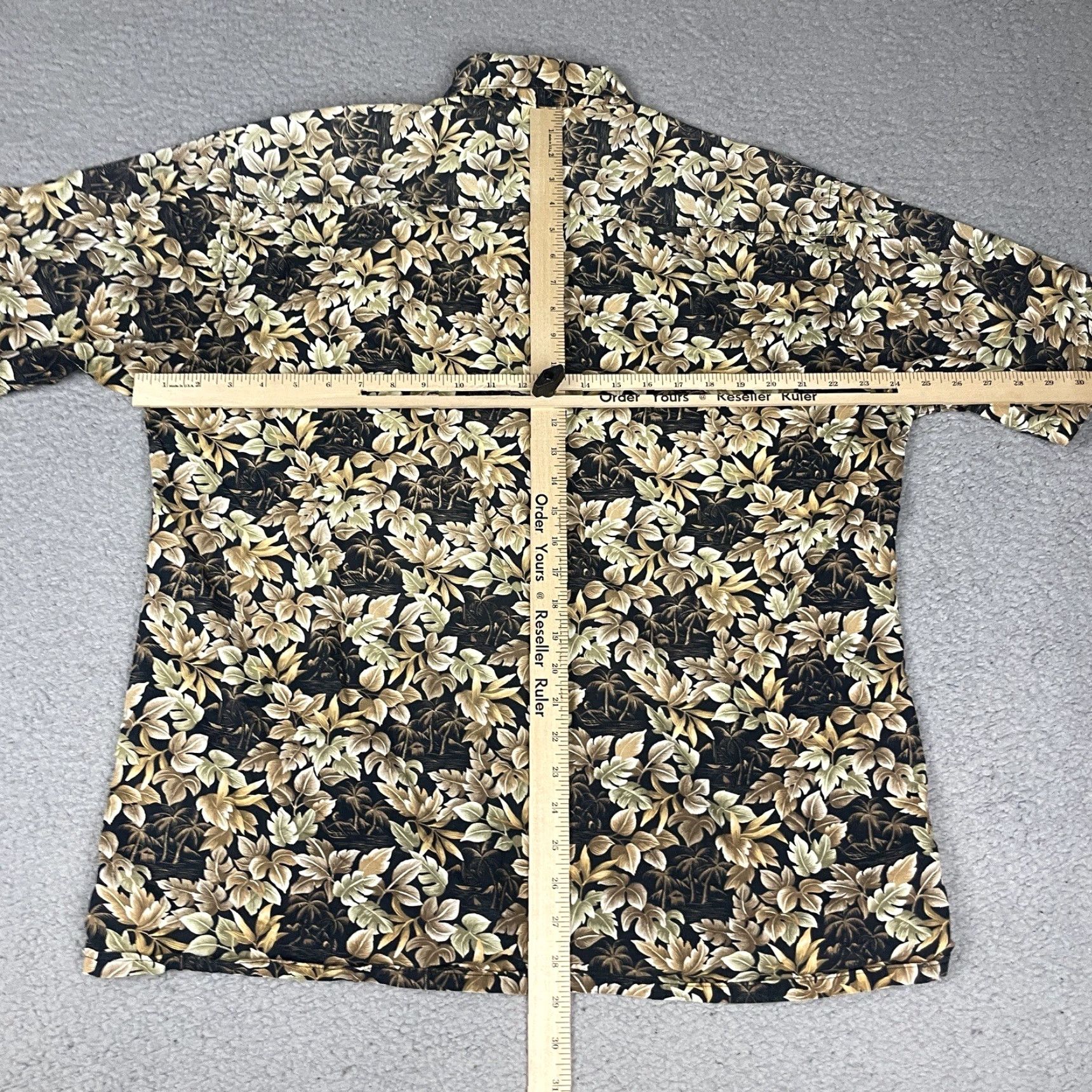 Vintage Hollis River Shirt Adult L Black Button-Up Short Sleeve Hawaiian Floral Size US L / EU 52-54 / 3 - 6 Thumbnail