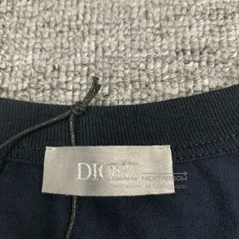 Dior Dior Navy Cotton Women's T. Size L / US 10 / IT 46 - 8 Thumbnail