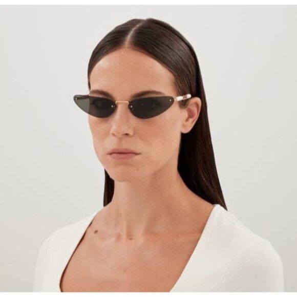 Gucci NEW GUCCI GG1920S 003 SUNGLASSES GOLD WOMEN CAT EYE EYEWEAR Size ONE SIZE - 5 Thumbnail
