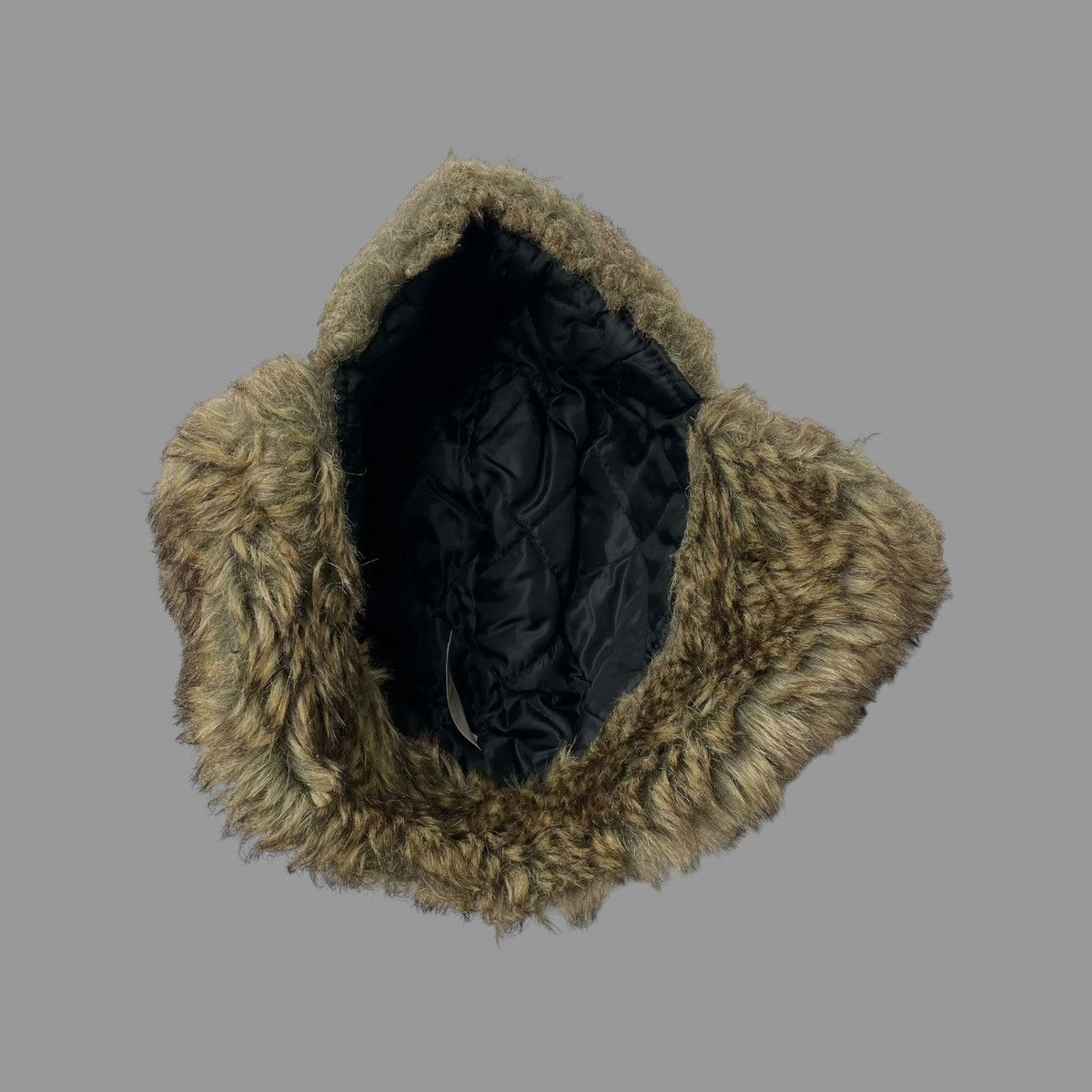 Vintage Vintage 90s camo ushanka fur trapper hat Size ONE SIZE - 4 Thumbnail
