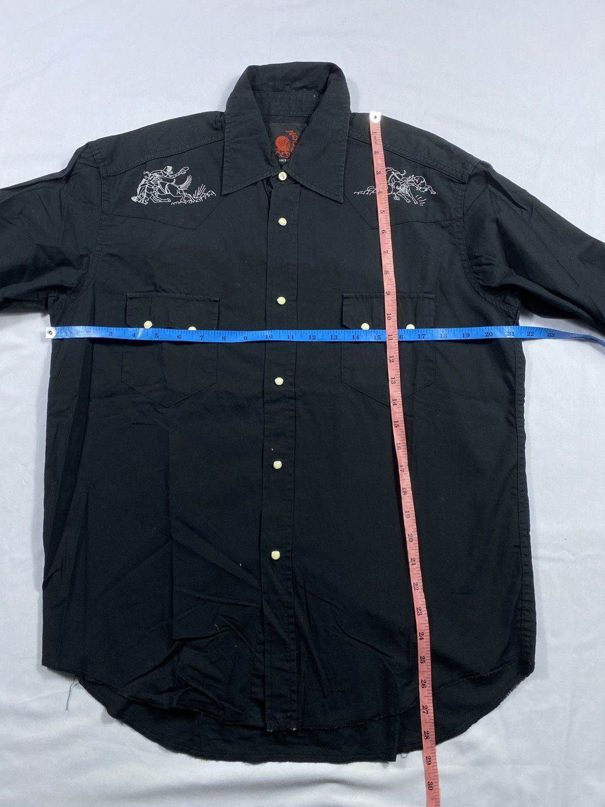 If Six Was Nine western shirt Red moon japan Yohji Yamamoto style Size US L / EU 52-54 / 3 - 13 Thumbnail
