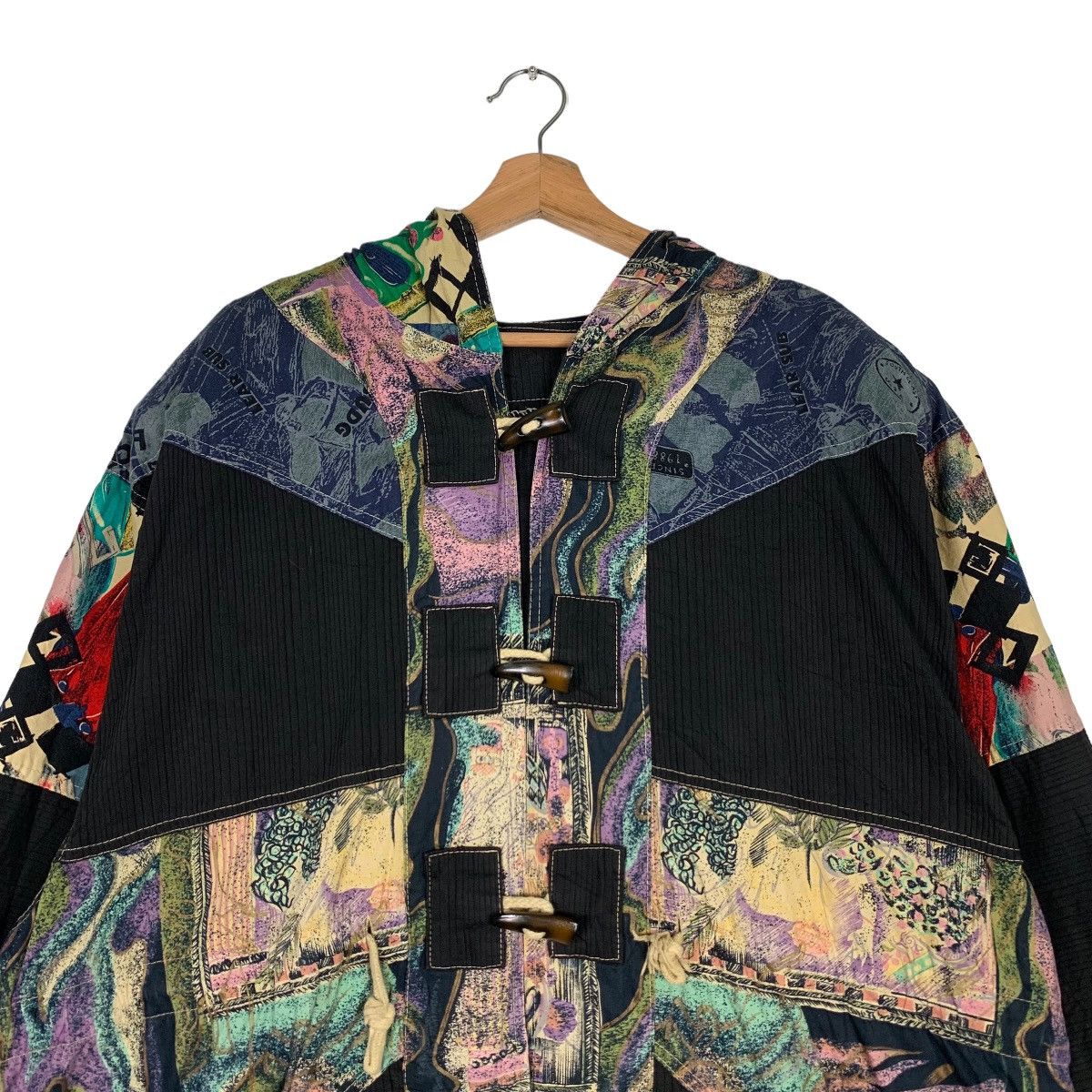 Vintage Unbrand Nice Design Duffle Coat Jacket #0457-C21 Size US M / EU 48-50 / 2 - 2 Thumbnail