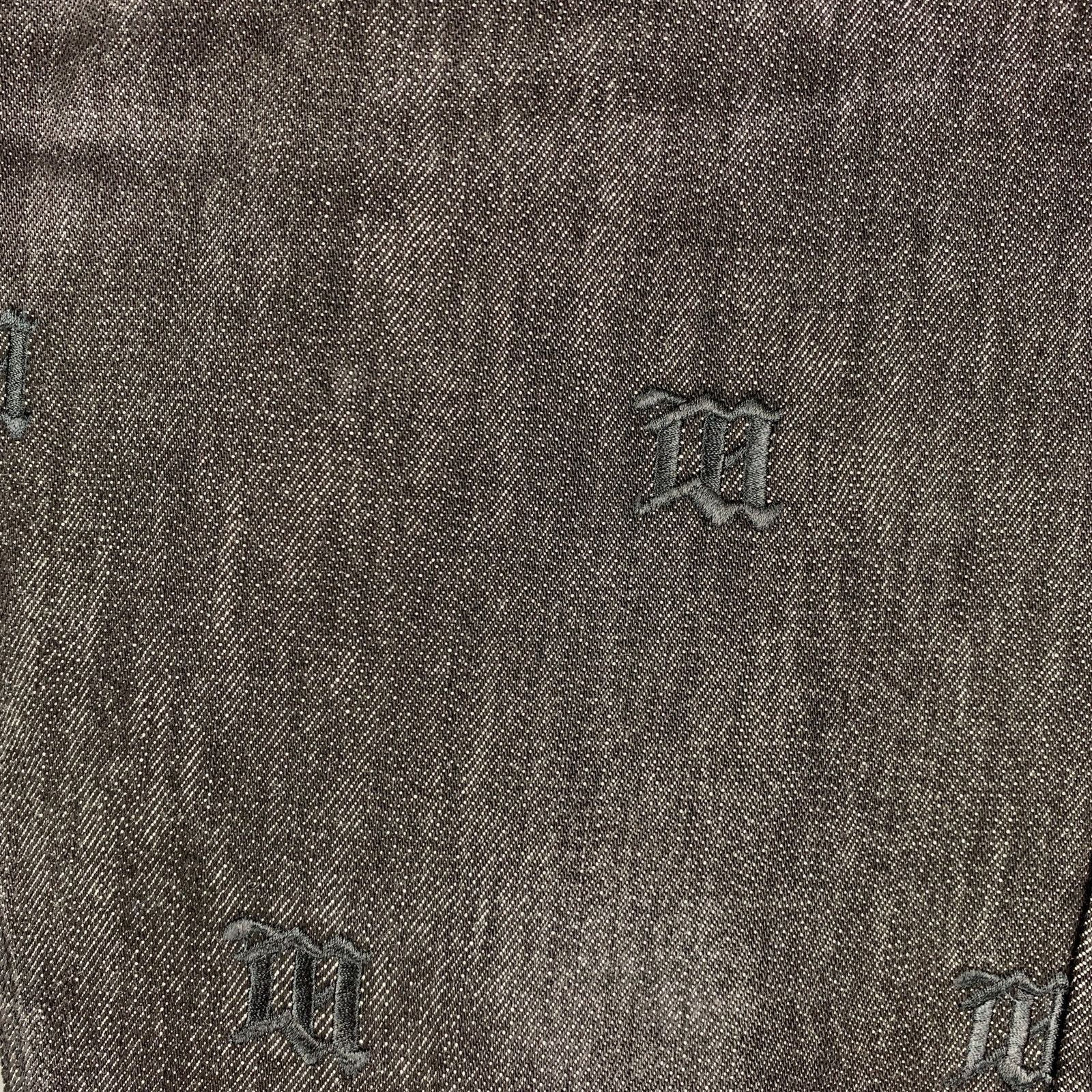 Misbhv MISBHV Size 29 Black Embroidery Cotton Button Fly Jeans Size US 29 - 2 Thumbnail