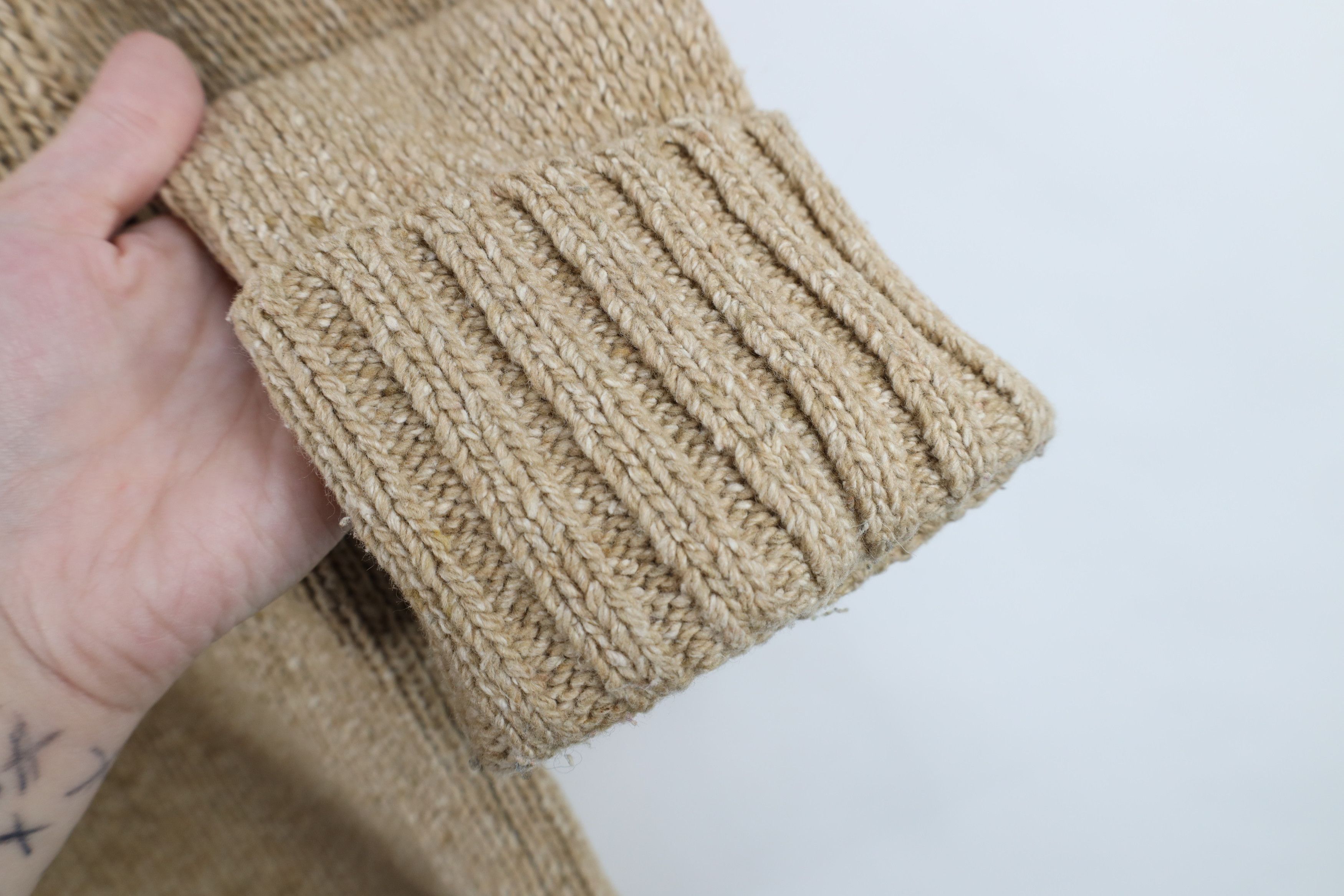 J.Crew Vintage 90s J Crew Wool Blend Ribbed Knit Crewneck Sweater Size M / US 6-8 / IT 42-44 - 7 Thumbnail