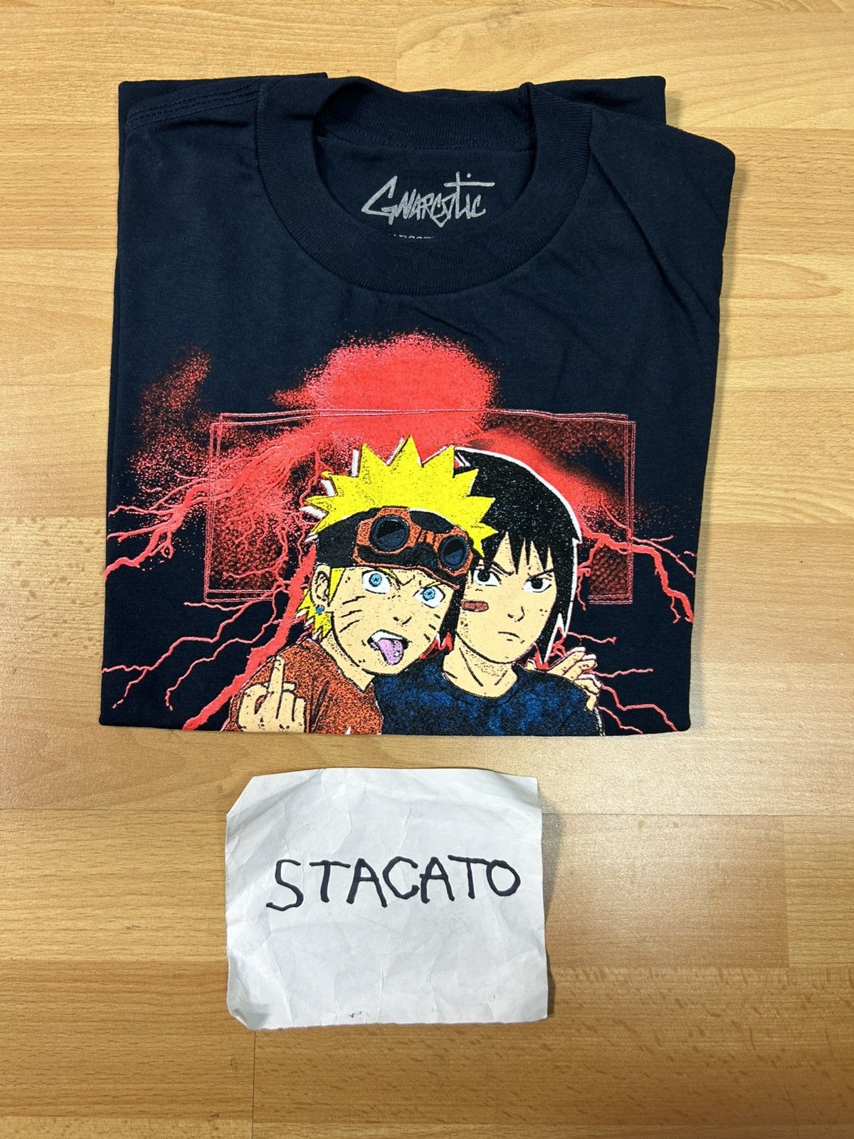 Gnarcotic × Japanese Brand Gnarcotic Lil Gnar Gnaruto Naruto Sasuke Tee Navy Size US S / EU 44-46 / 1 - 5 Thumbnail