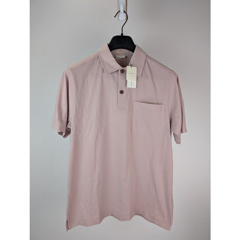 Dries Van Noten o1rshd1 Helder 2600 M.K. Polo Shirt in Pale Pink Size US M / EU 48-50 / 2 - 2 Thumbnail