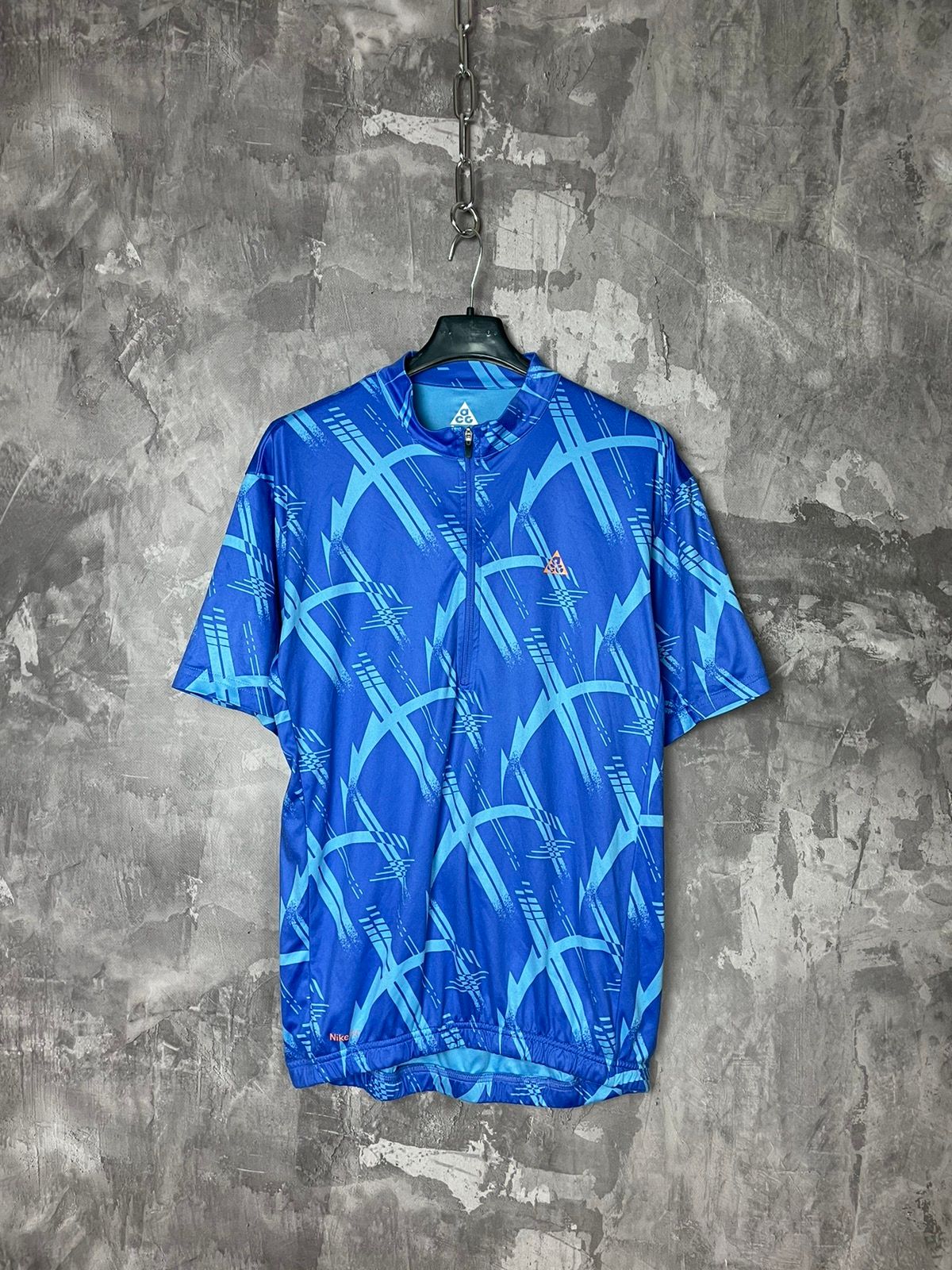 Outdoor Life Vintage 90s Nike ACG Cycling Jersey Bike Shirt Made