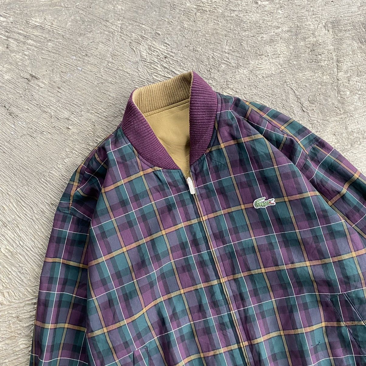 Japanese Brand × Lacoste × Vintage Vintage Chemise Lacoste Reversible Bomber Jacket Size US L / EU 52-54 / 3 - 7 Thumbnail