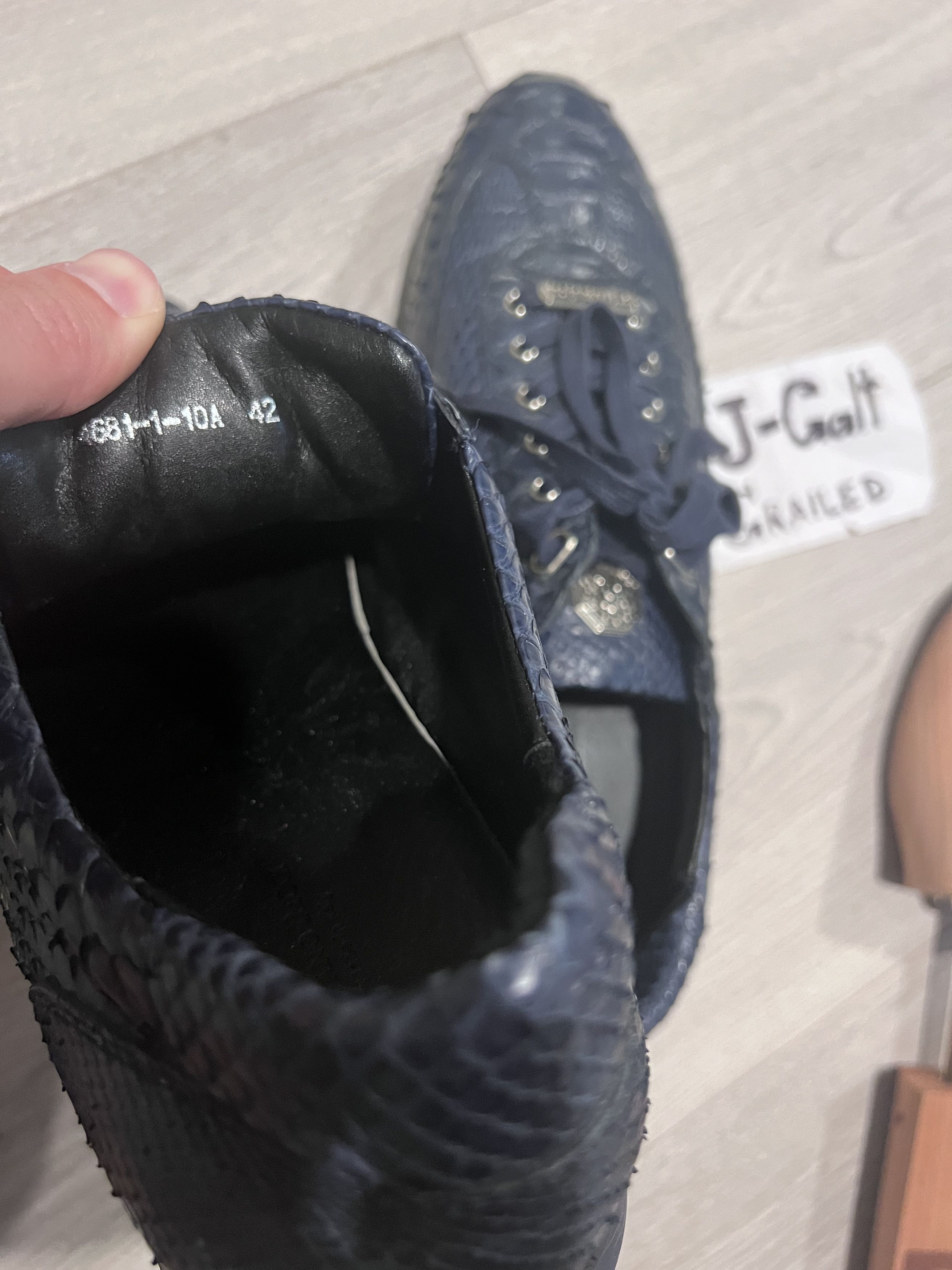 Stefano Ricci Stefano Ricci Ostrich sneakers! Rare! Size US 9 / EU 42 - 11 Thumbnail