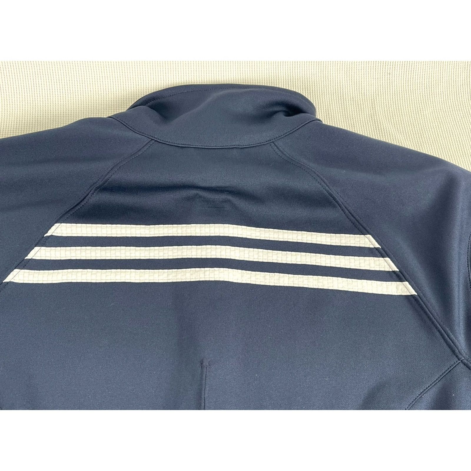 Adidas Adidas Jacket Women L Blue Full Zip Climalite Striped Pockets Sports Activewear Track Shirt Size Type Regular Size L / US 10 / IT 46 - 5 Thumbnail